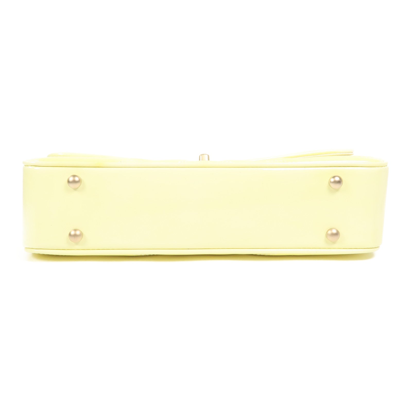 CHANEL 漆皮皮革Chain Shoulder金扣鏈帶肩背袋