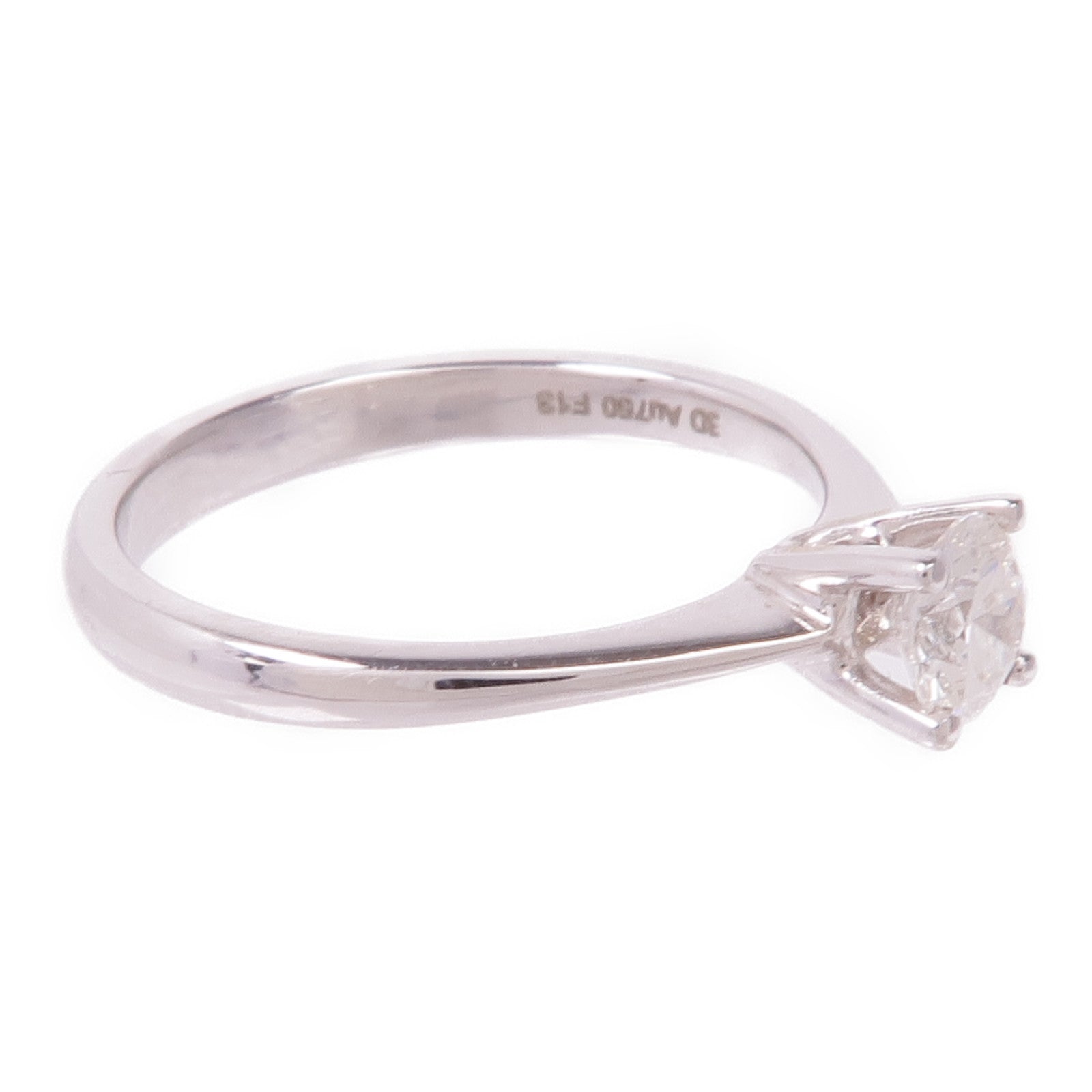 JEWELRY 【激減優惠】18K白金Diamond Ring鑽石戒指US#5.5