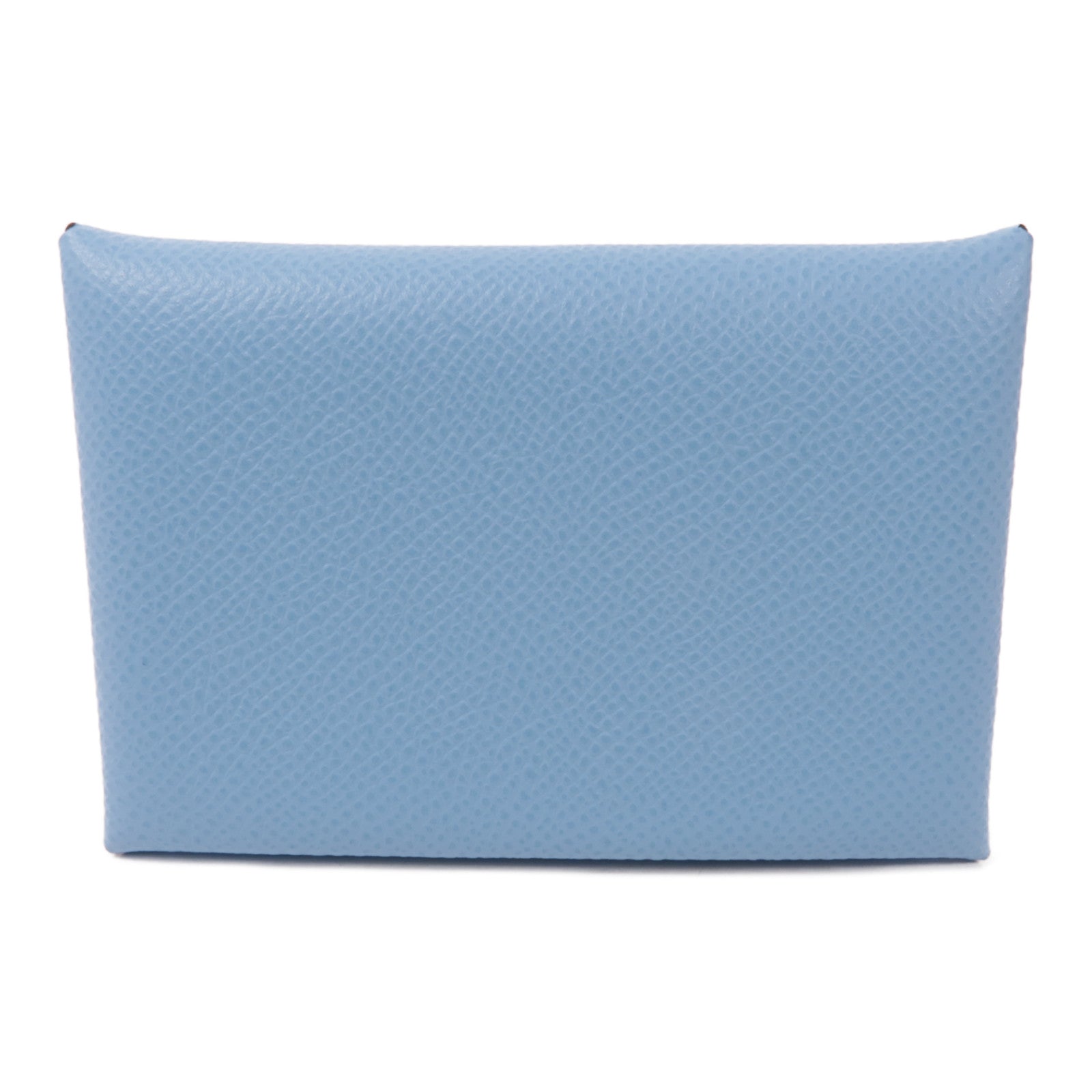 HERMES Epsom皮革Calvi Card Case卡片套7N Celeste