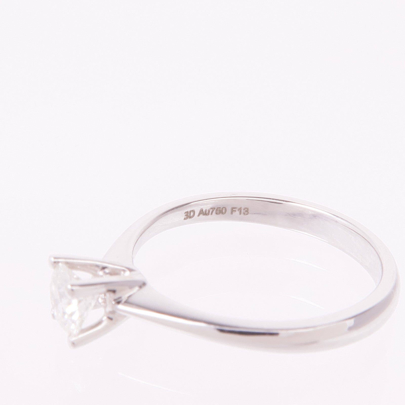 JEWELRY 【激減優惠】18K白金Diamond Ring鑽石戒指US#5.5