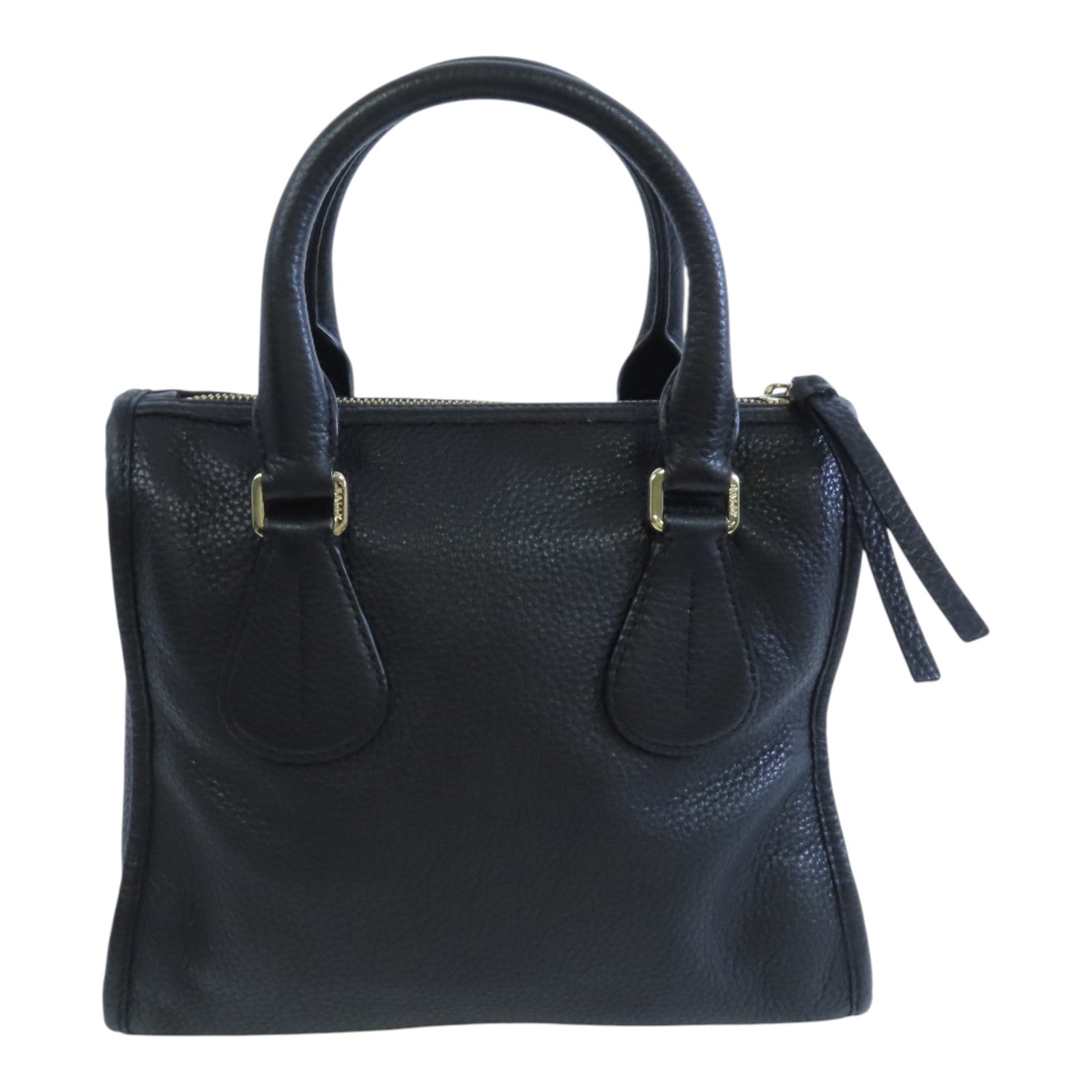 BALLY 牛皮皮革Hand Bag金扣手挽袋