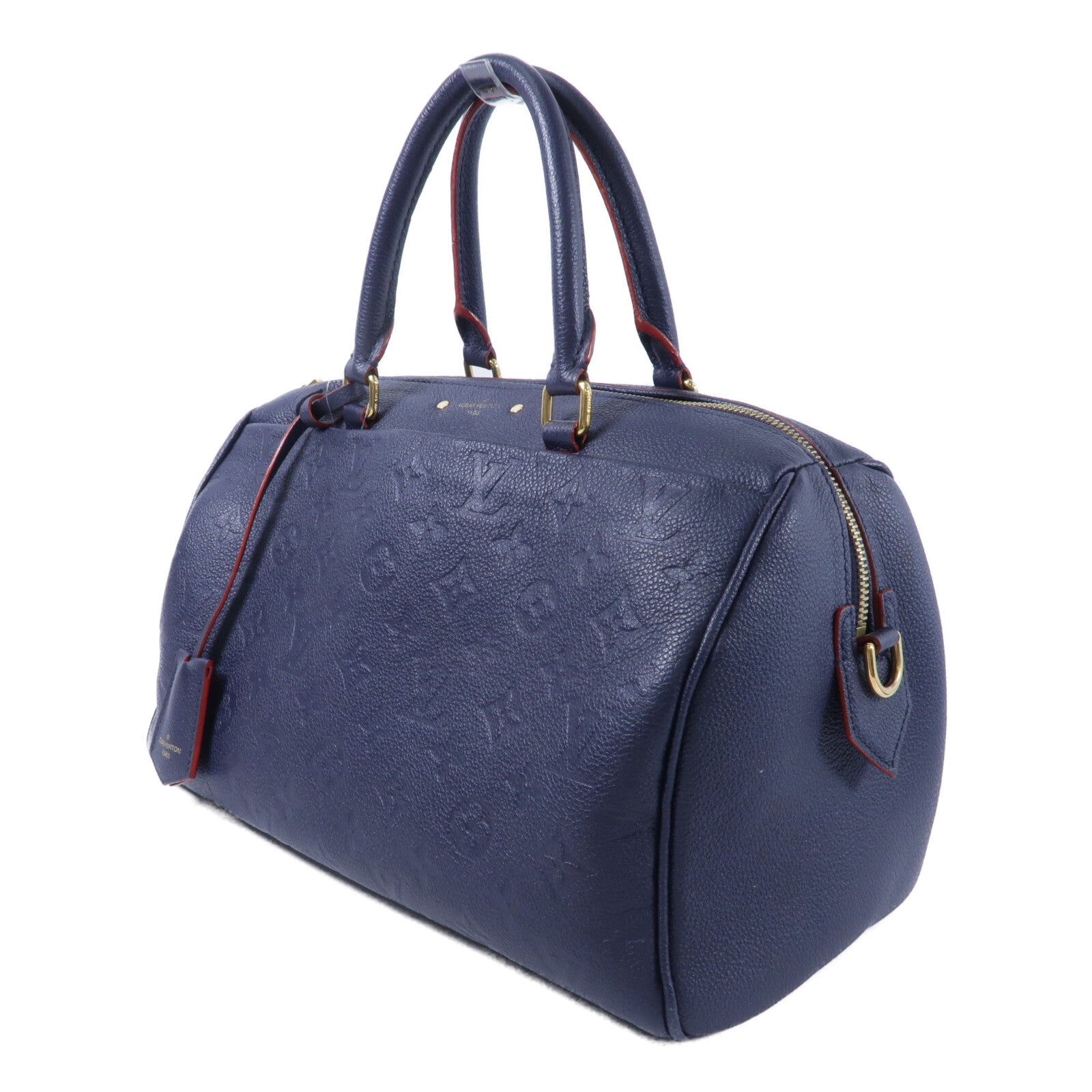 LOUIS VUITTON Monogram Empreinte Speedy Bandouliere 30手挽肩背兩用袋