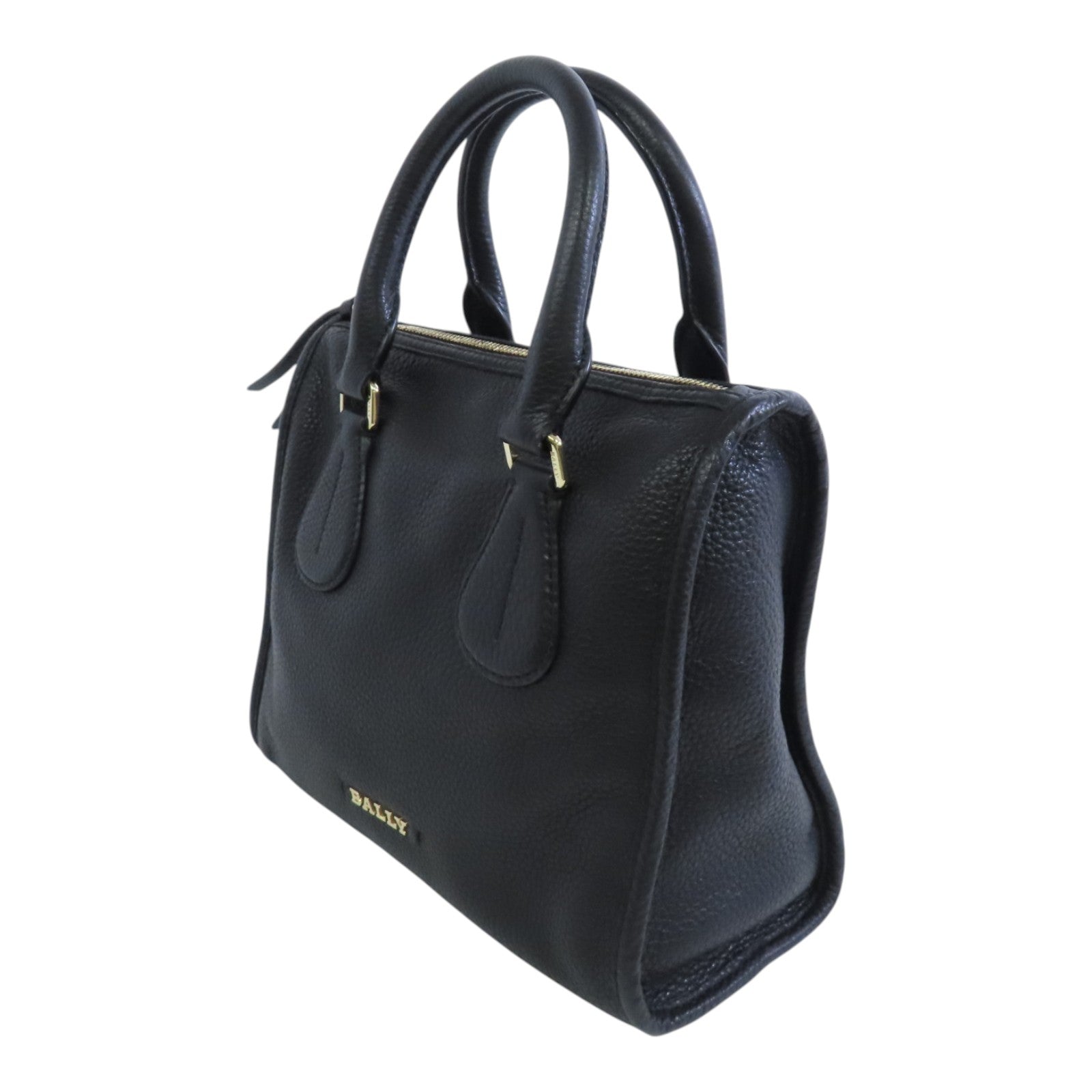 BALLY 牛皮皮革Hand Bag金扣手挽袋