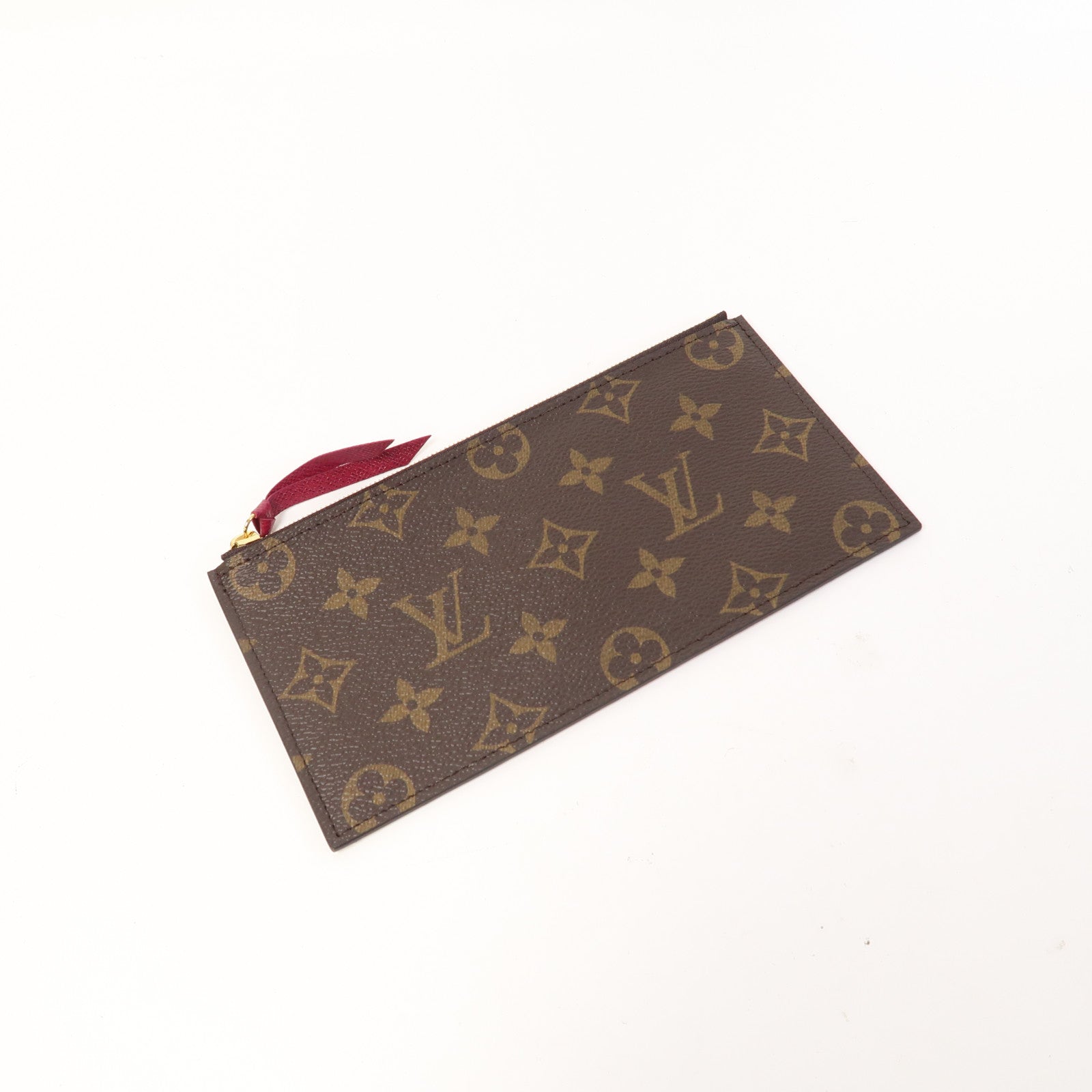 LOUIS VUITTON Monogram Pochette Felicie金扣鏈帶肩背袋啡色