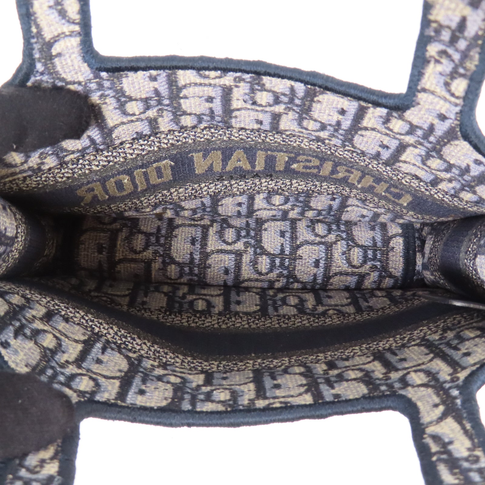 Dior 帆布Oblique Book Tote Mini手挽袋