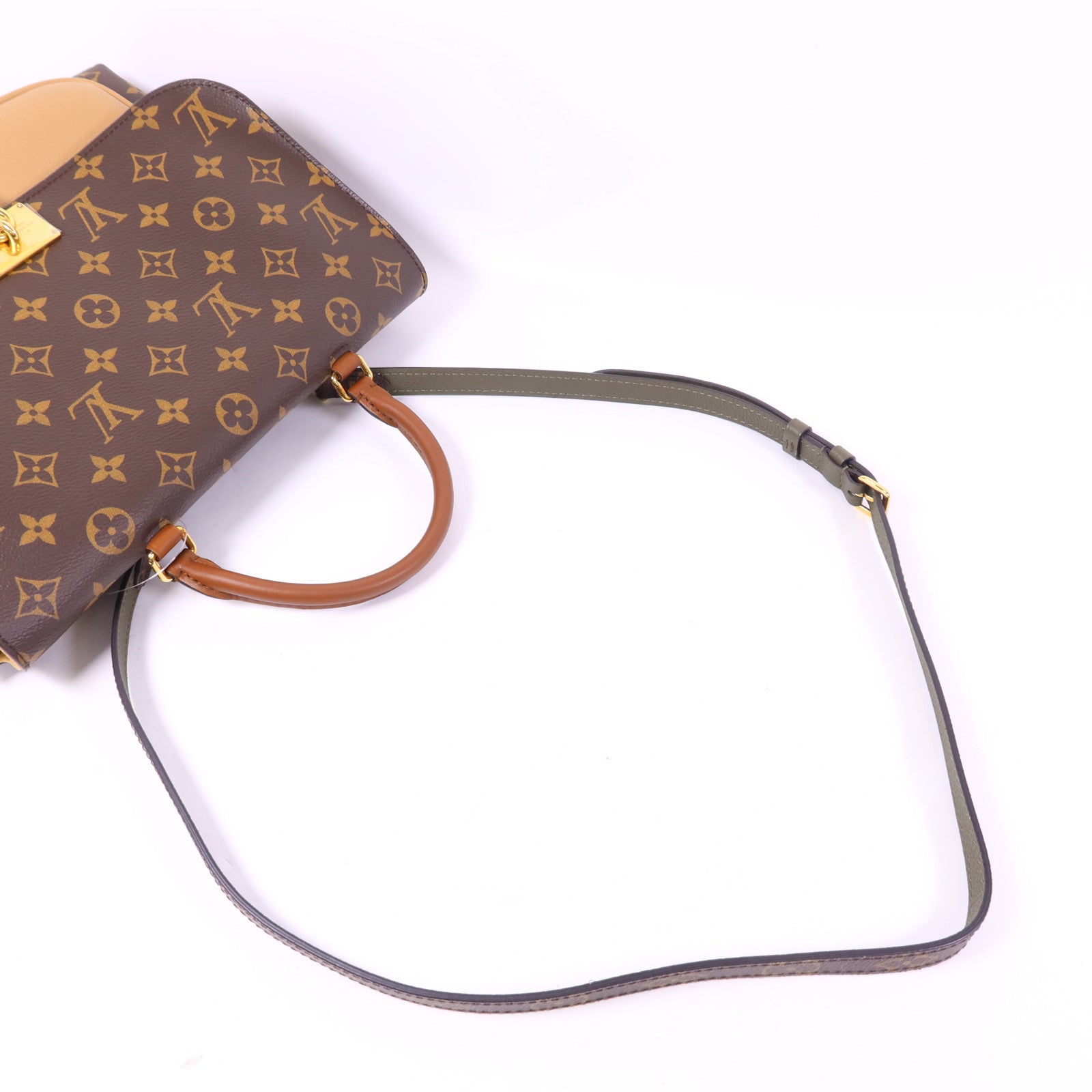 LOUIS VUITTON Monogram Marignan金扣手挽肩背兩用袋