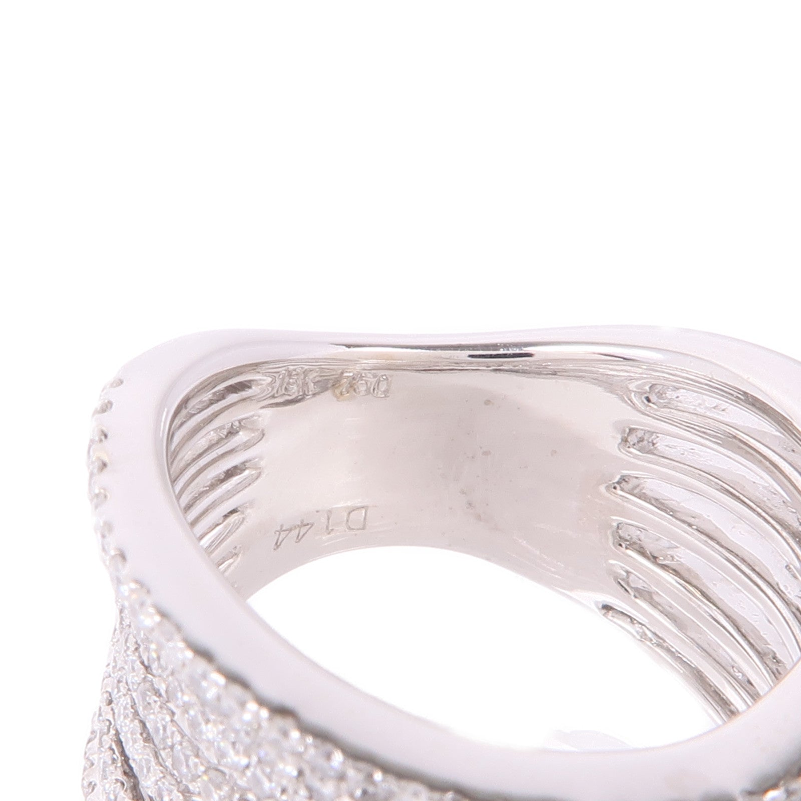 JEWELRY 【激減優惠】18K白金Diamond Ring鑽石戒指US#7