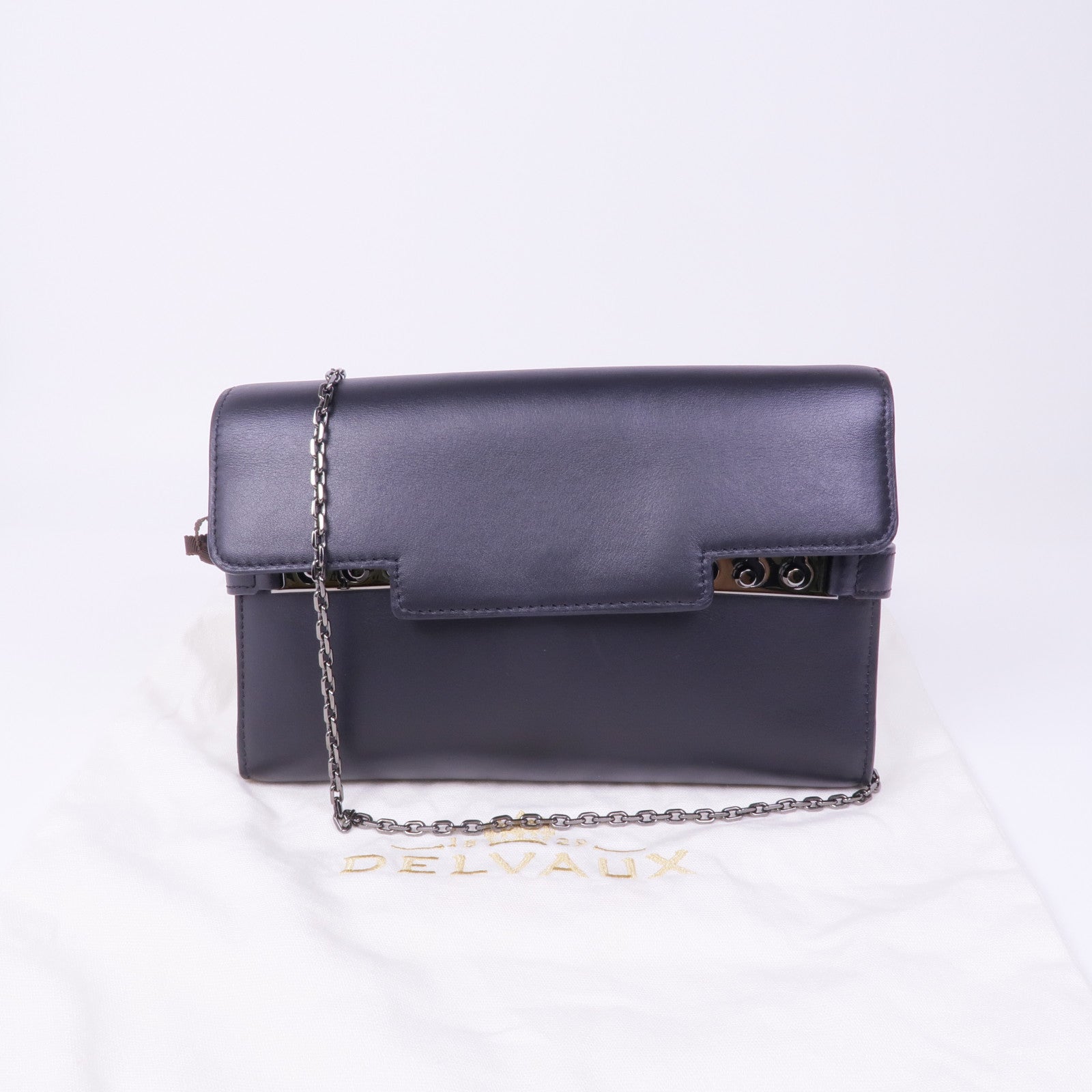 SELECTION 牛皮皮革Tempete Wallet On Chain鏈帶肩背袋