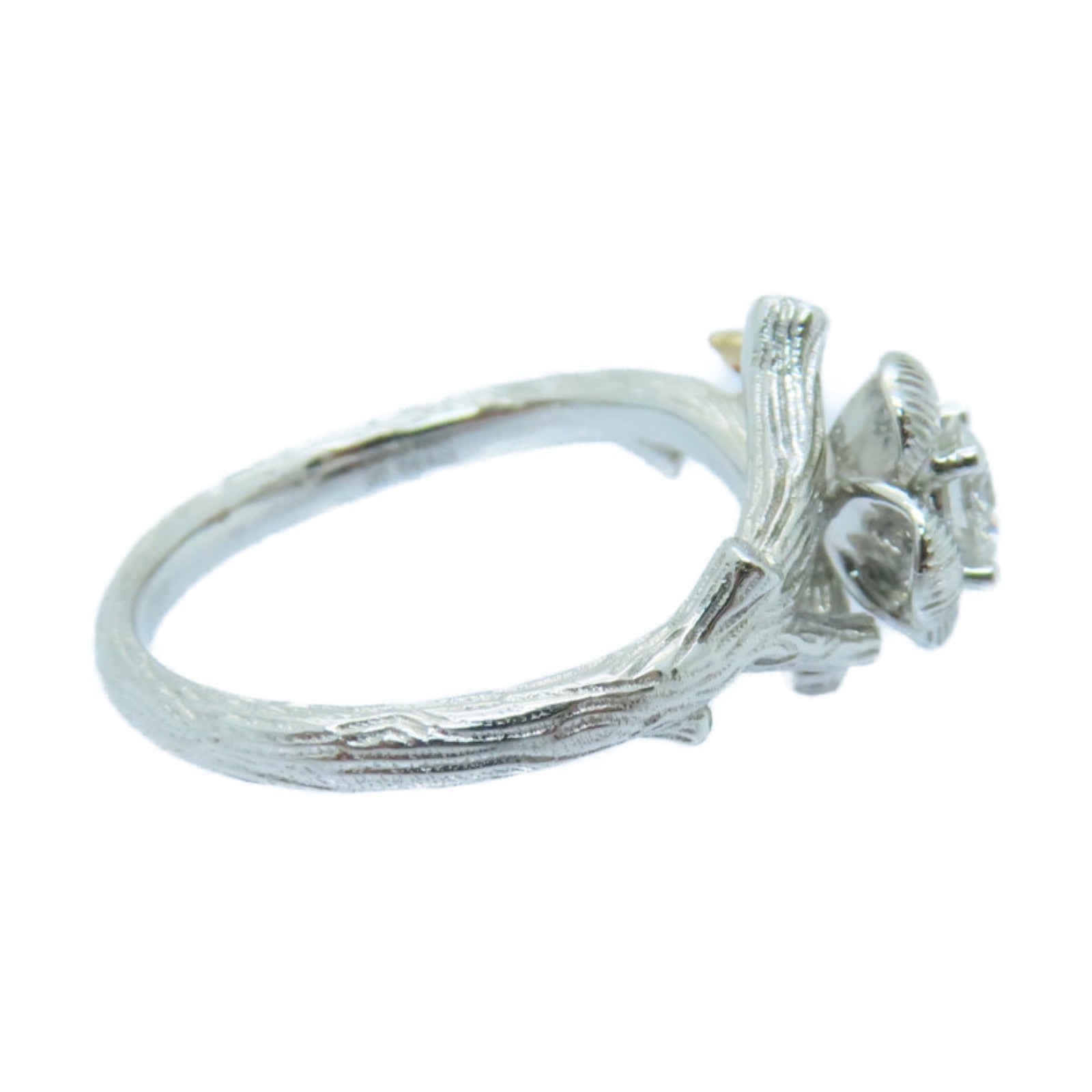 JEWELRY 【激減優惠】18K白金Diamond Ring 0.310ct/0.064ct鑽石戒指US#6.5
