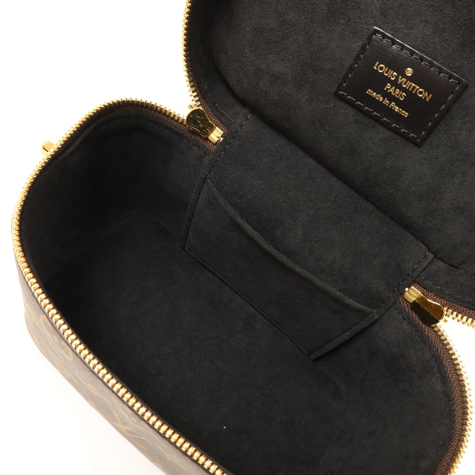 LOUIS VUITTON Monogram Reverse Vanity PM金扣鏈帶手挽肩背兩用袋