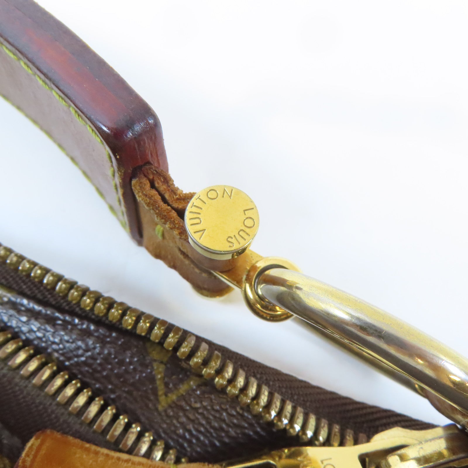 LOUIS VUITTON Monogram Sully PM金扣肩背袋啡色