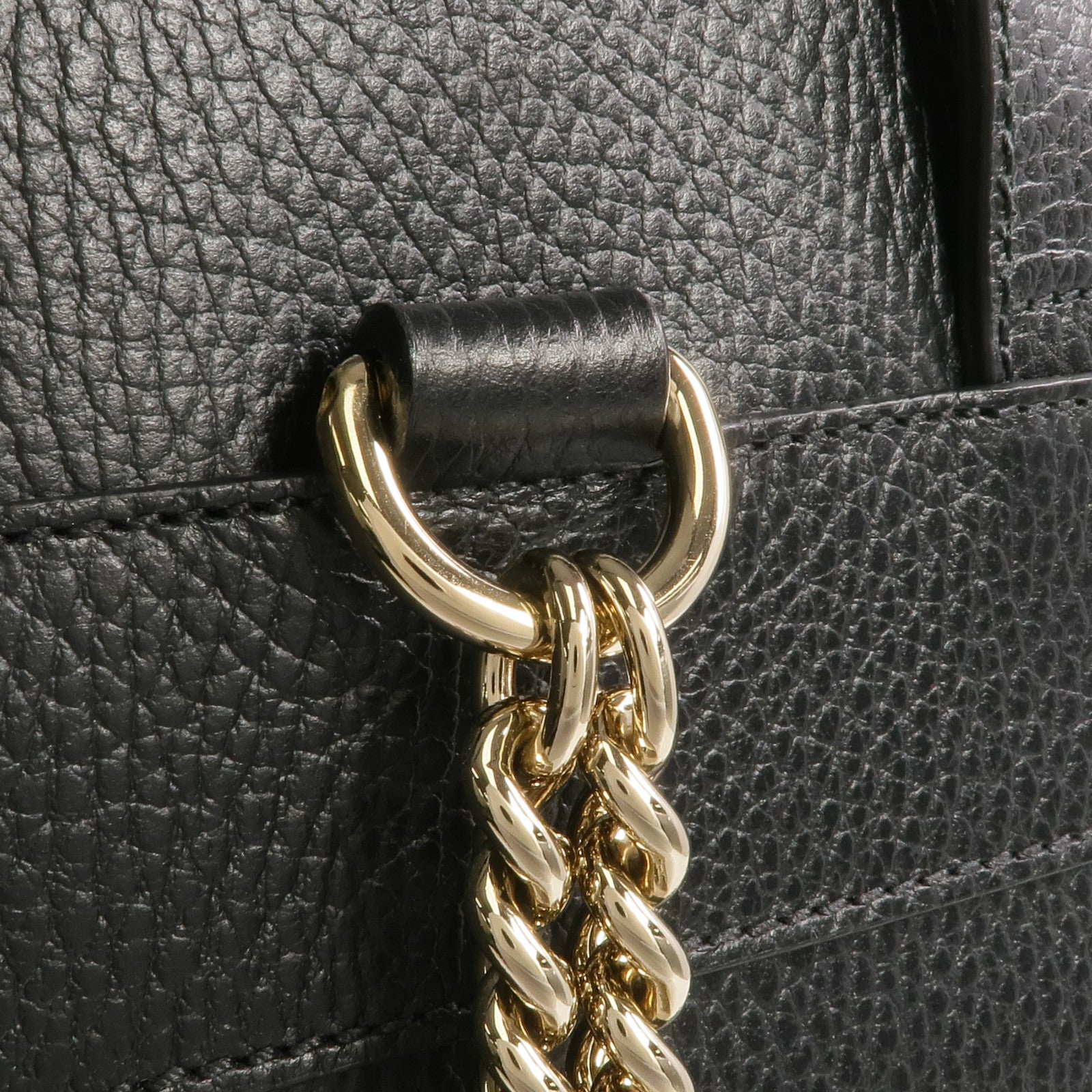 GUCCI 牛皮皮革Soho Backpack金扣背包