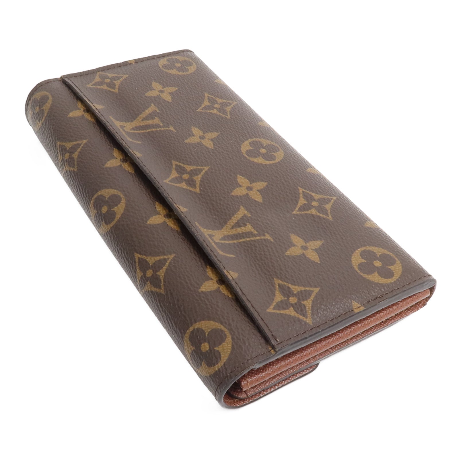 LOUIS VUITTON Monogram Portefeuille Sarah Wallet長錢包