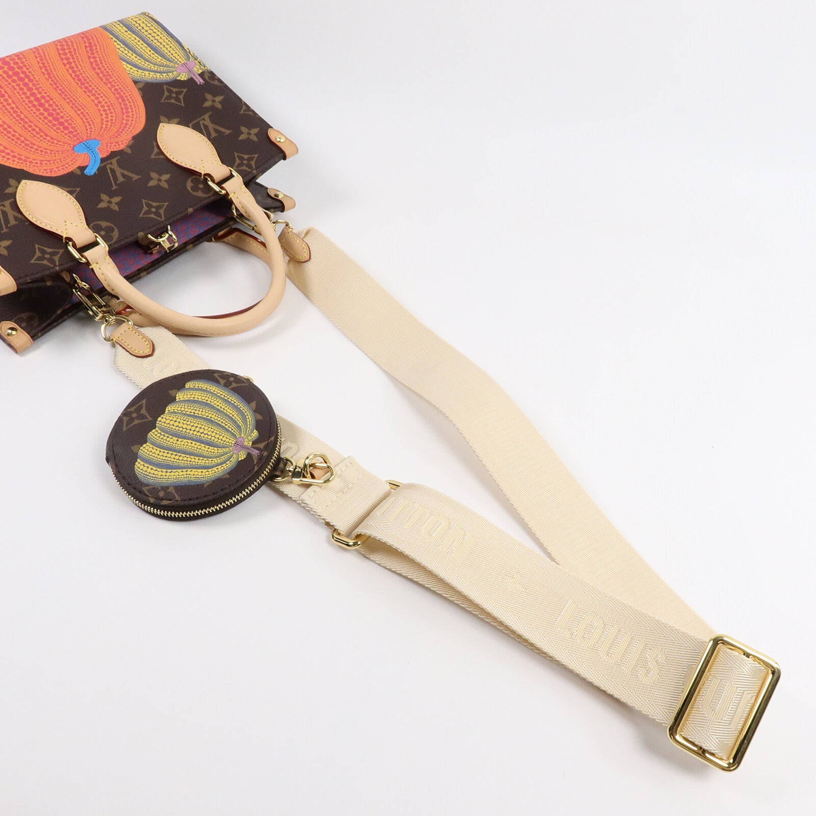 LOUIS VUITTON Monogram Reverse LV x YK OnTheGo PM手挽肩背兩用袋