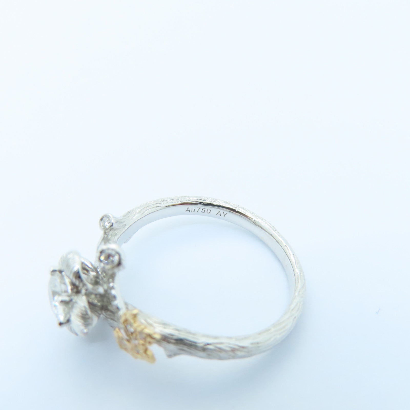 JEWELRY 【激減優惠】18K白金Diamond Ring 0.310ct/0.064ct鑽石戒指US#6.5