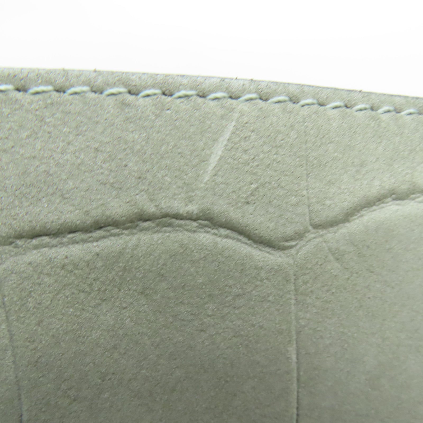 CELINE Cowhide Leather Tote Bag Gray