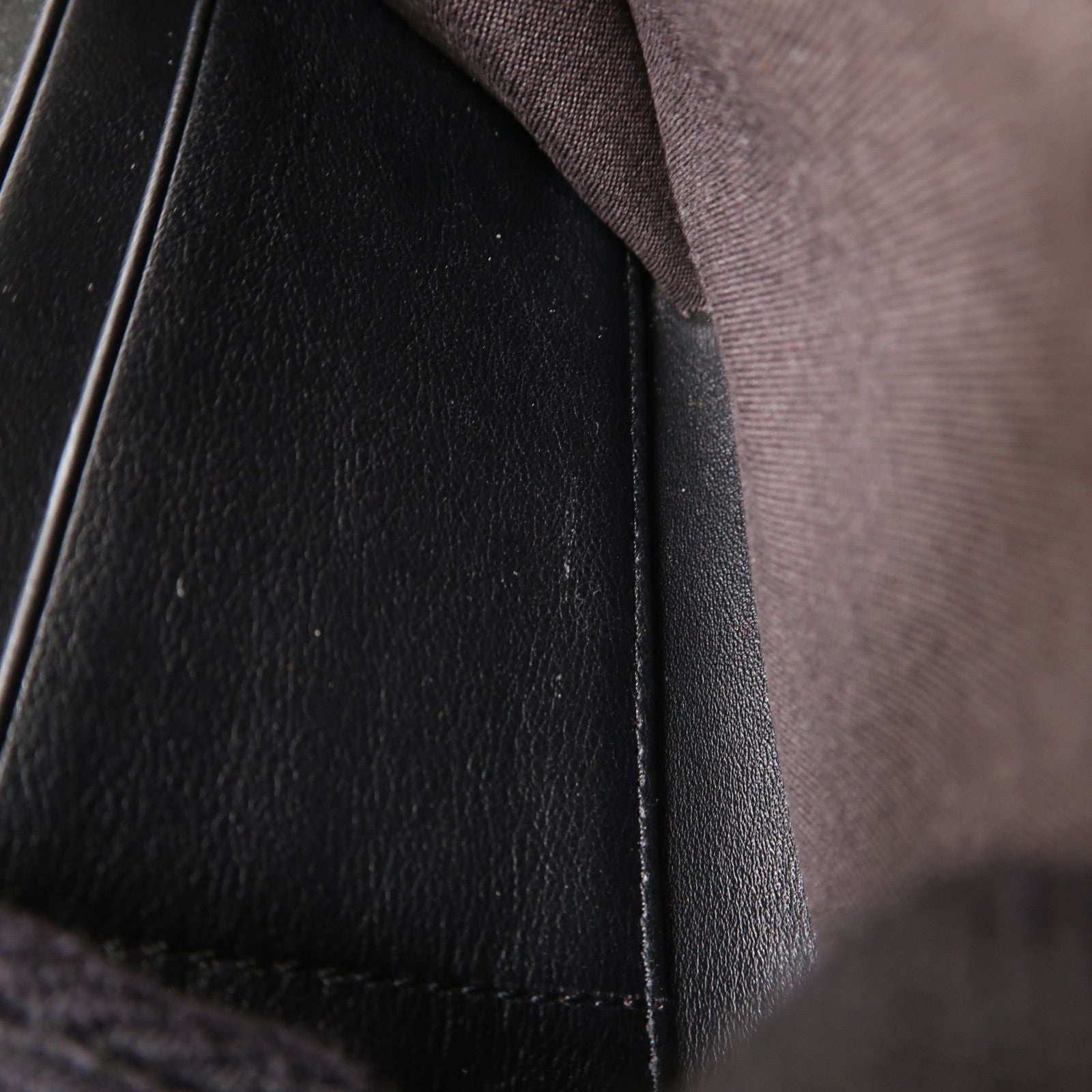 FENDI 帆布Long Round Zipper Wallet金扣長錢包啡色/黑色