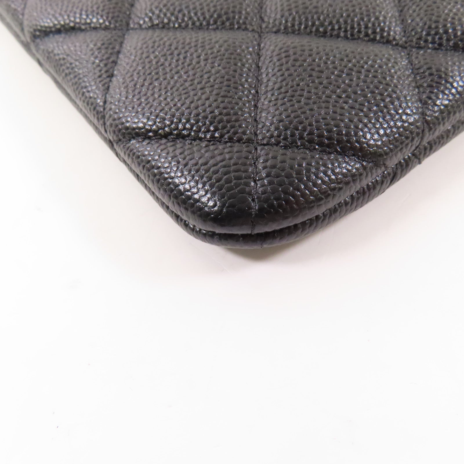 CHANEL 牛皮皮革Pouch/Clutch金扣手拿包