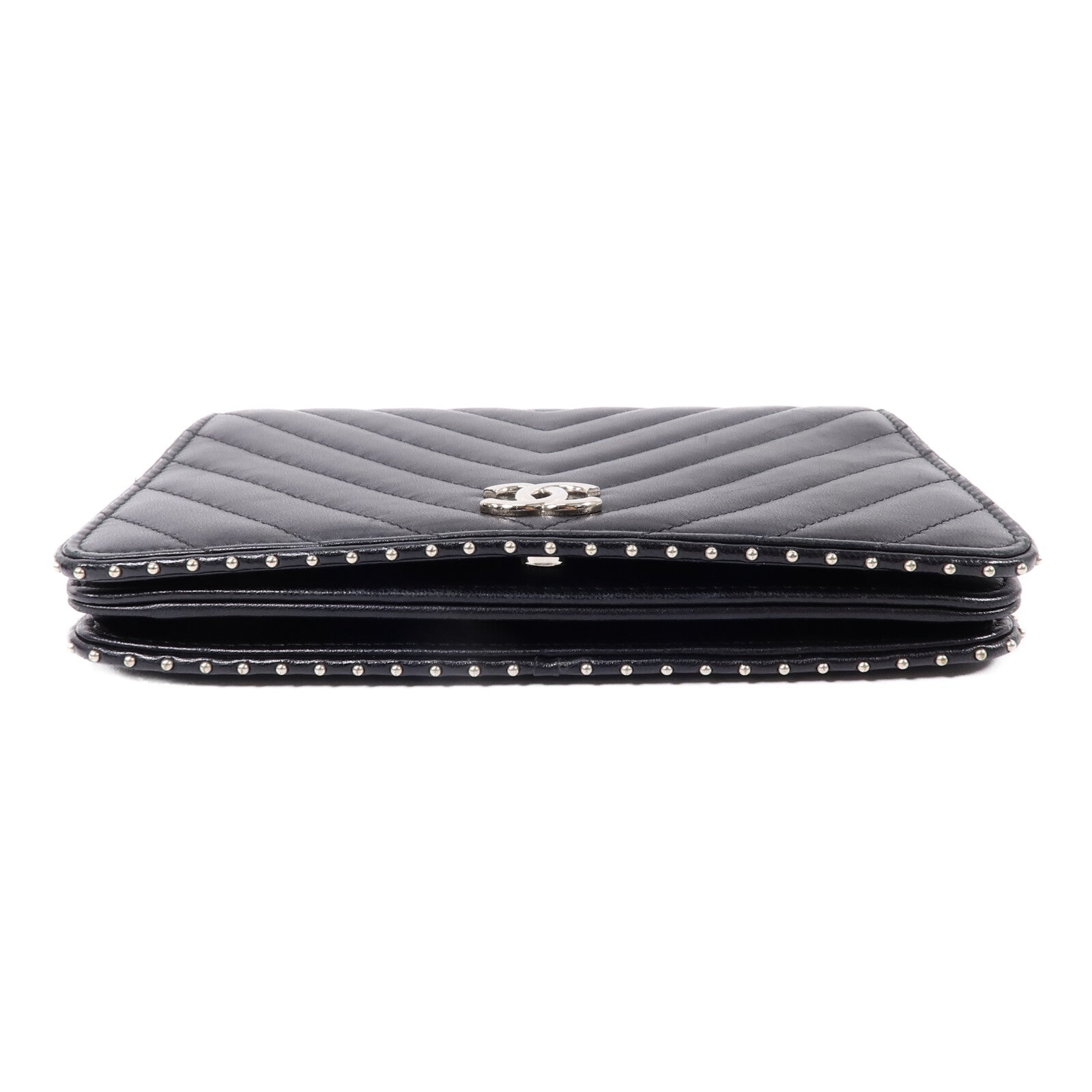 CHANEL 牛皮皮革WOC Wallet On Chain鏈帶肩背袋