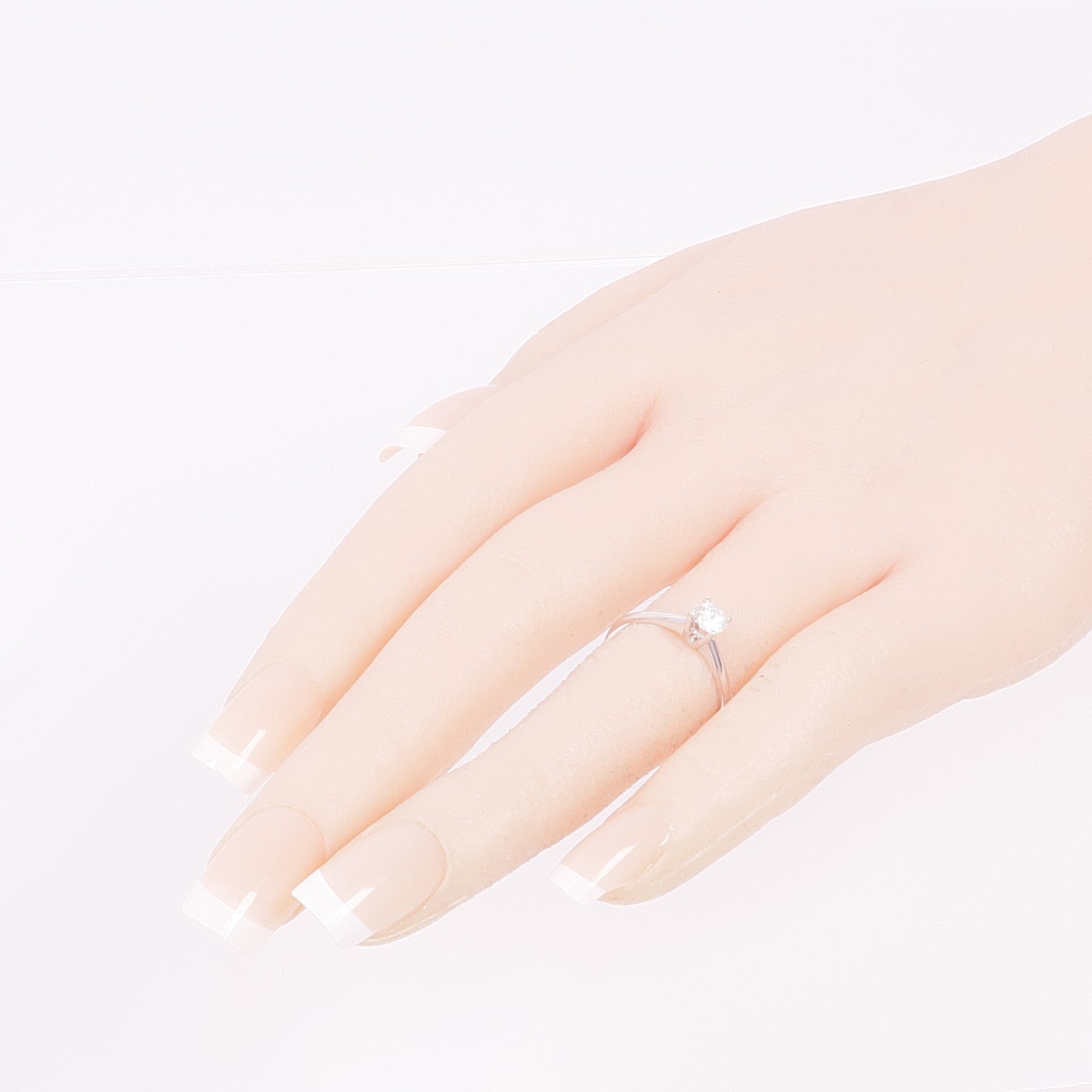 JEWELRY 【激減優惠】18K白金Diamond Ring鑽石戒指US#5.5