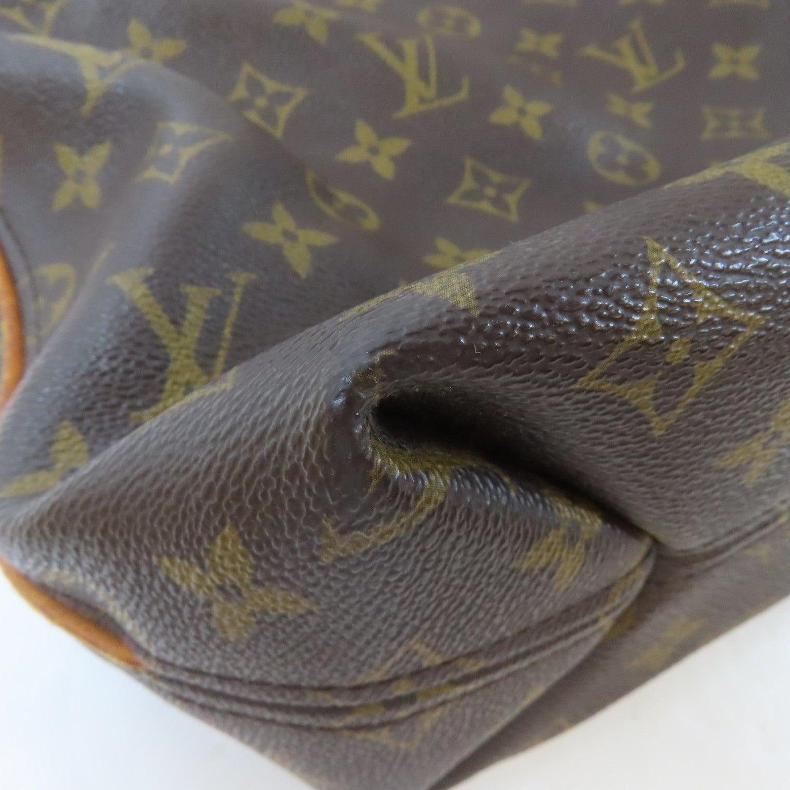LOUIS VUITTON Monogram Sully PM金扣肩背袋啡色