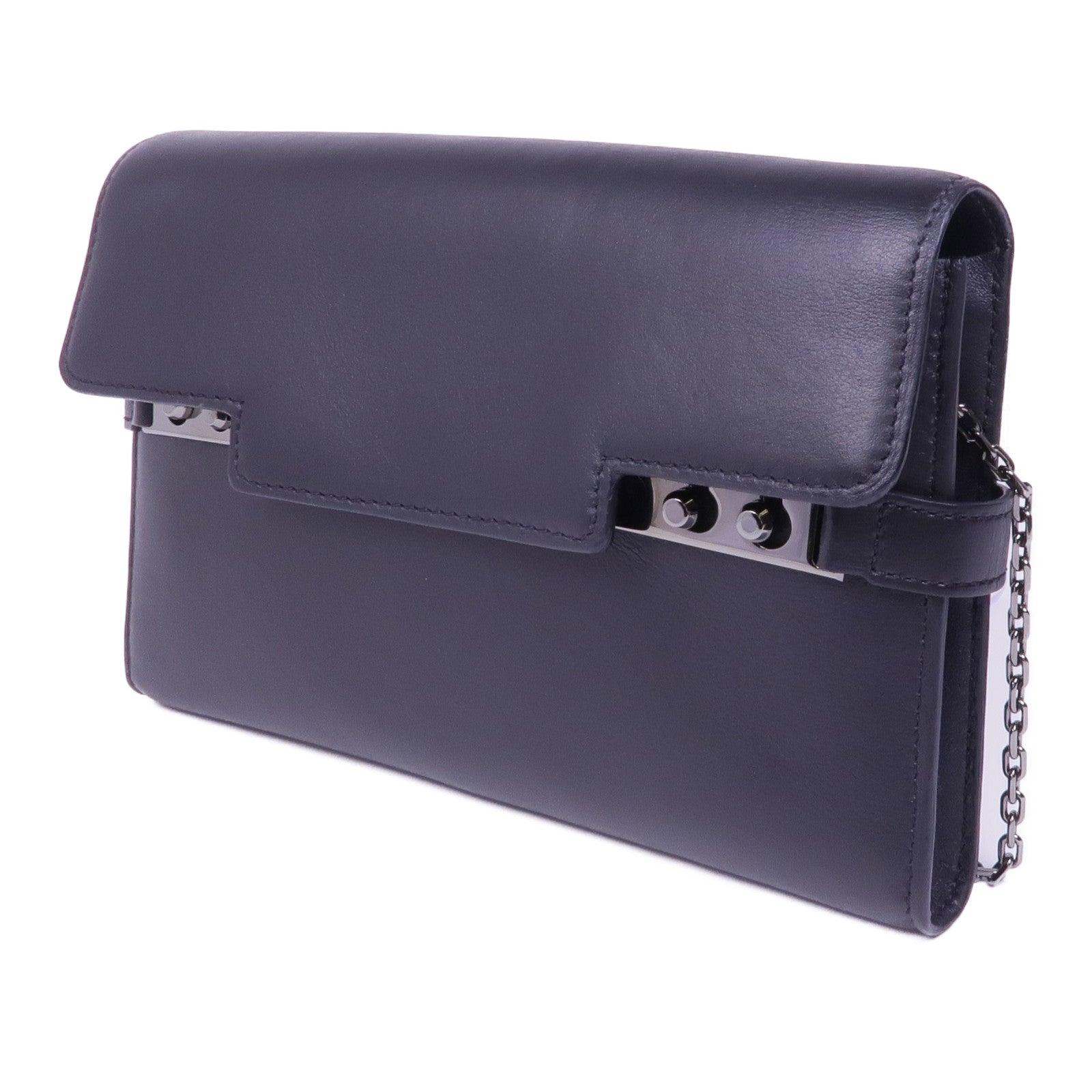 SELECTION 牛皮皮革Tempete Wallet On Chain鏈帶肩背袋