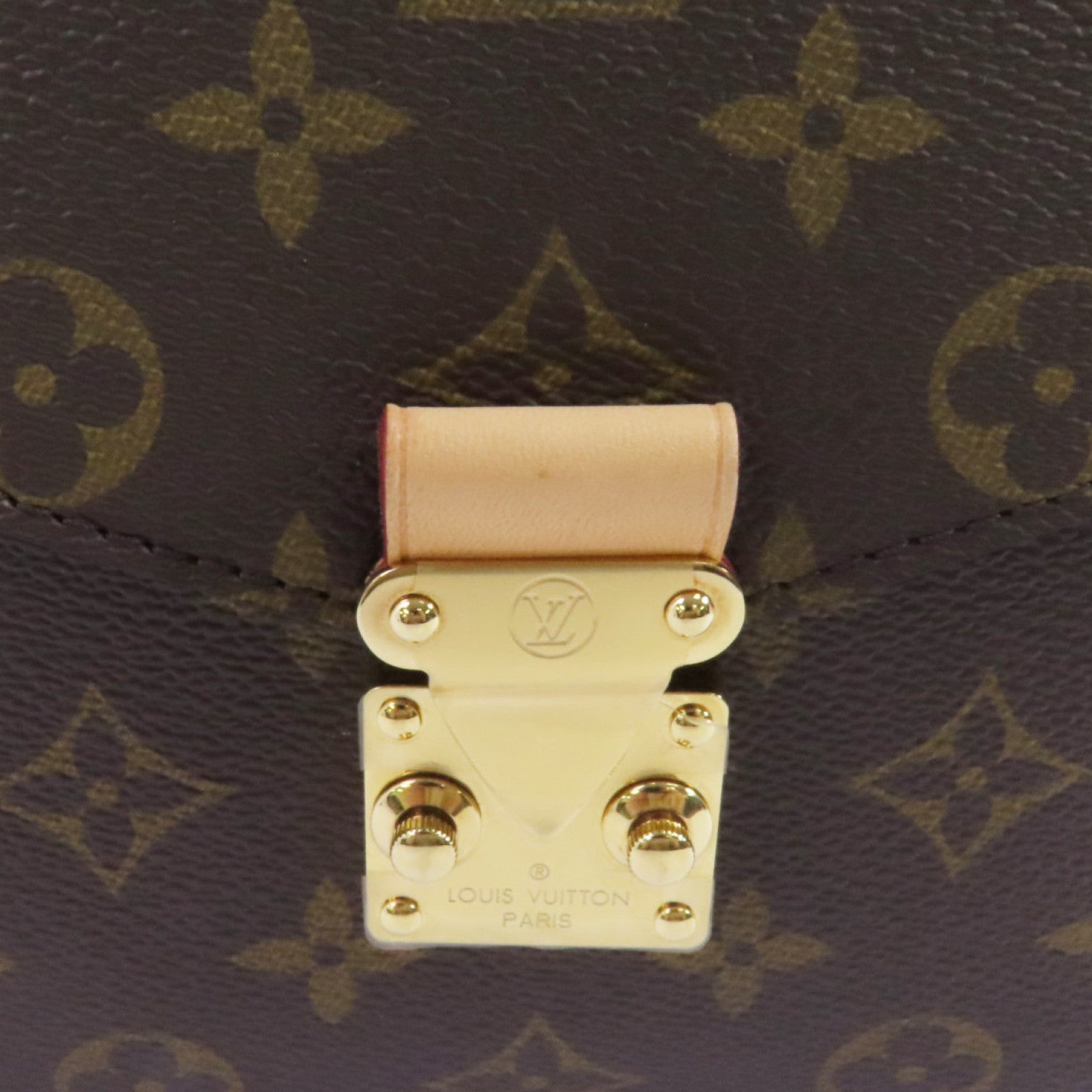 LOUIS VUITTON Monogram Pochette Metis金扣手挽肩背兩用袋