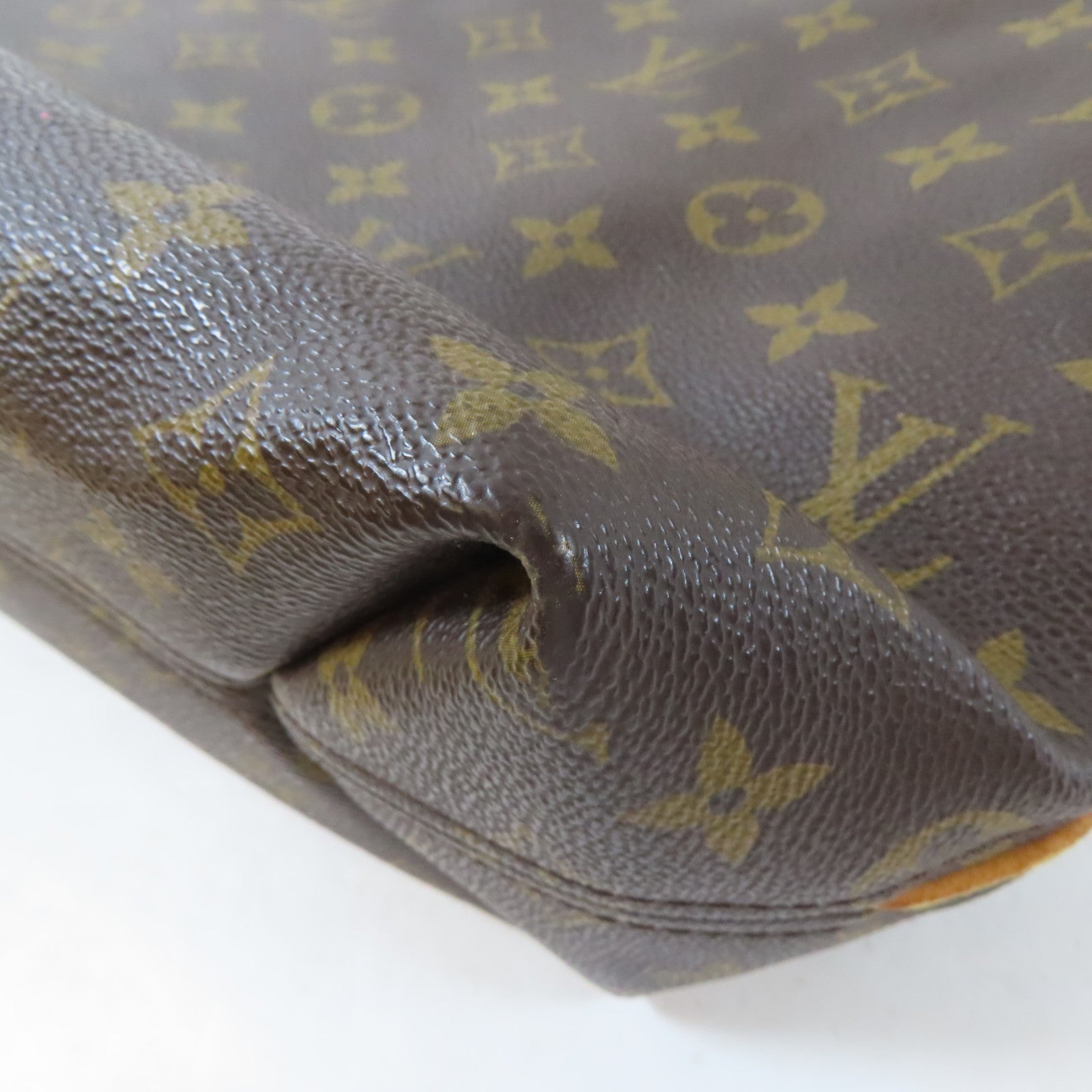 LOUIS VUITTON Monogram Sully PM金扣肩背袋啡色