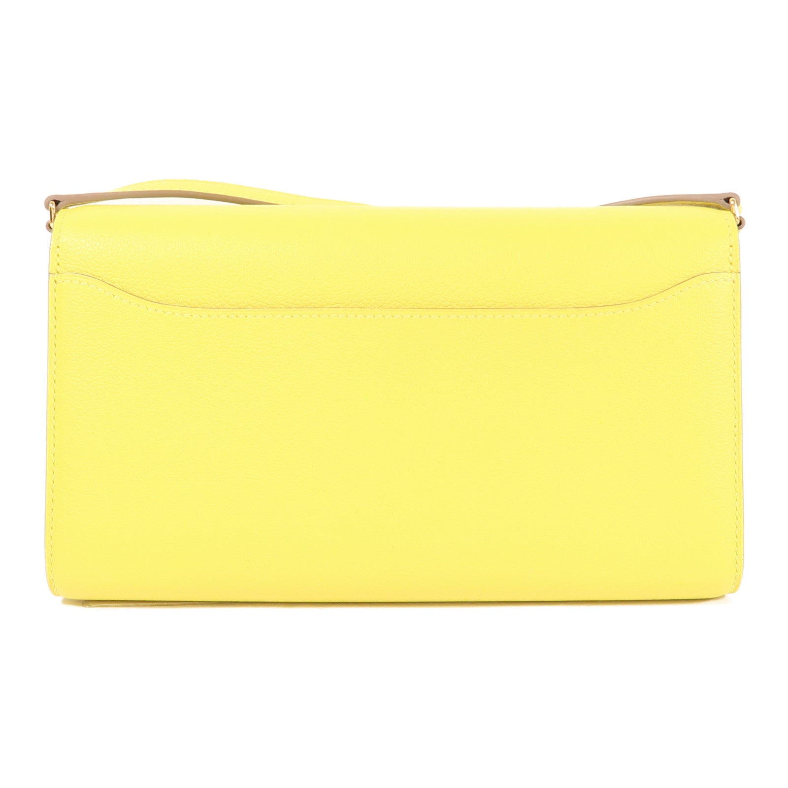 HERMES Evercolor皮革Constance To Go金扣肩背袋Lime