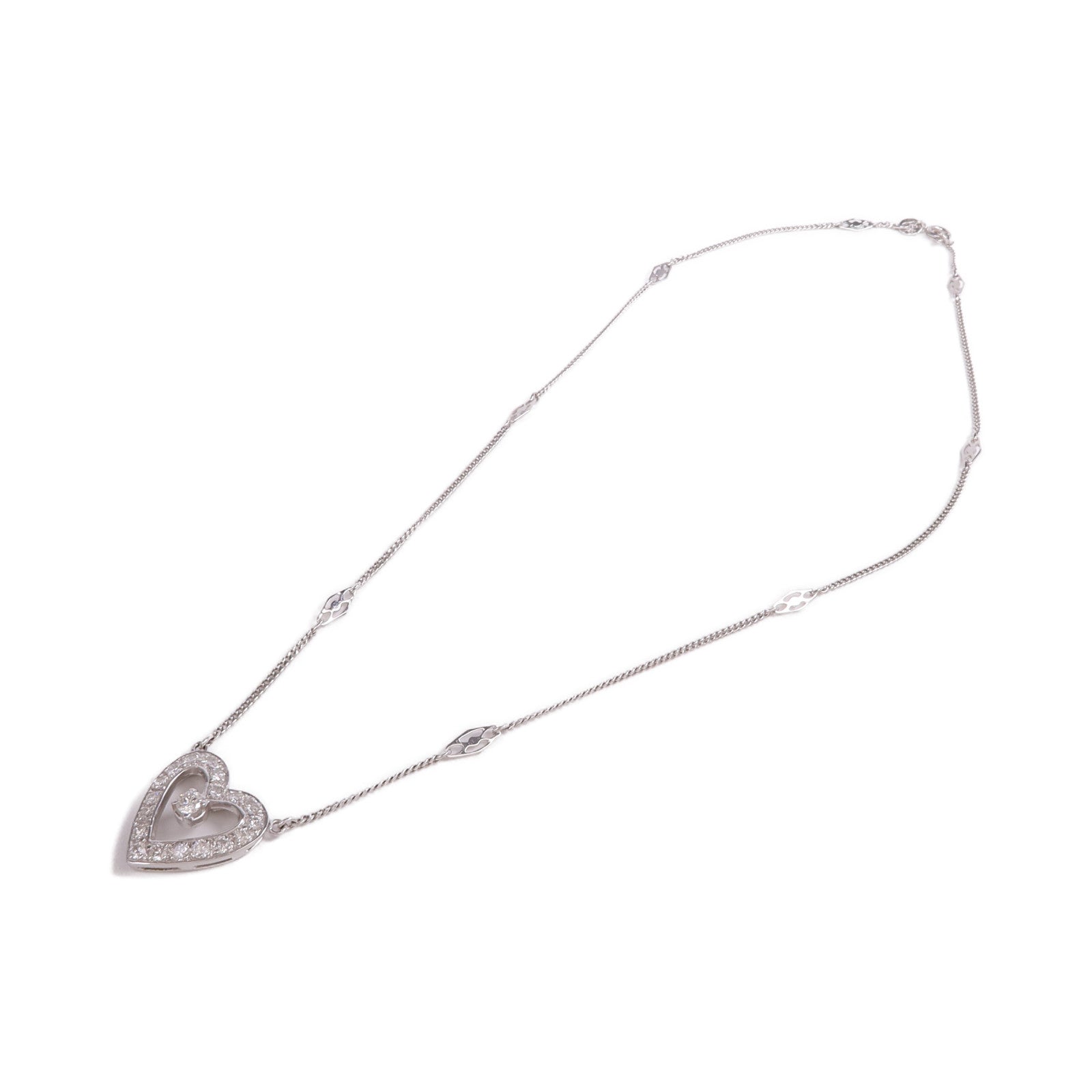 JEWELRY 14K白金Diamond Necklace鑽石項鍊