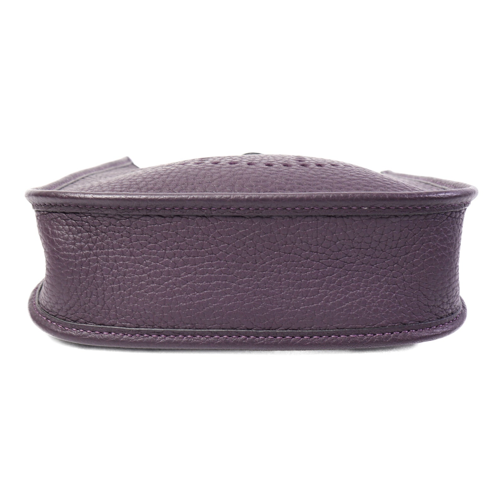 HERMES Clemence皮革Evelyne TPM肩背袋Raisin