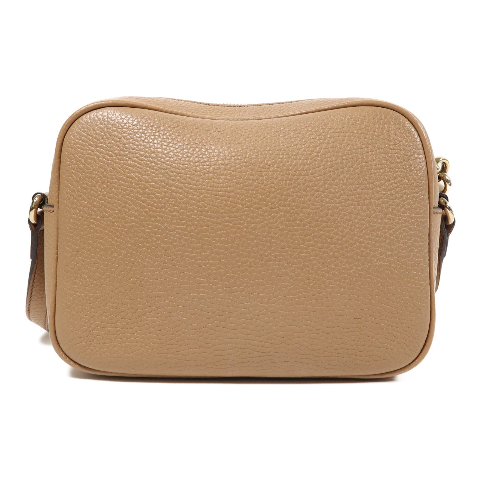 GUCCI 牛皮皮革Soho Disco Bag金扣肩背袋米色