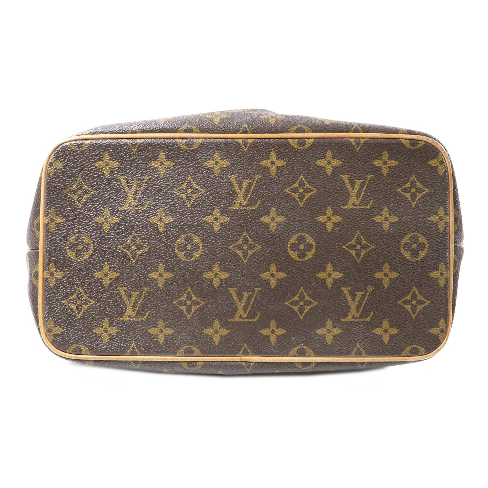 LOUIS VUITTON Monogram Palermo PM金扣手挽肩背兩用袋棕色