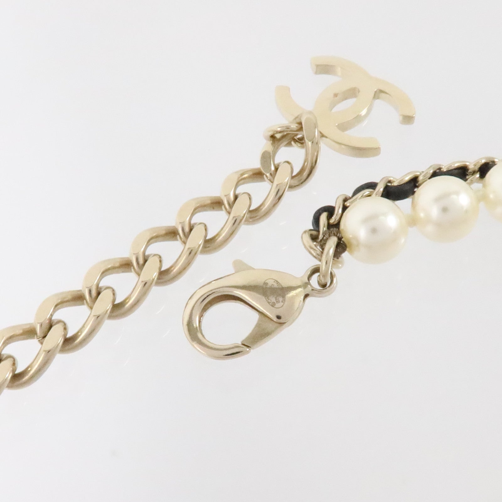 CHANEL 金属/皮革/PVC Necklace項鏈