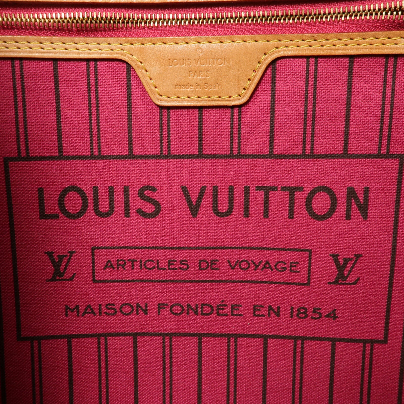 LOUIS VUITTON Monogram Neverfull MM手挽袋