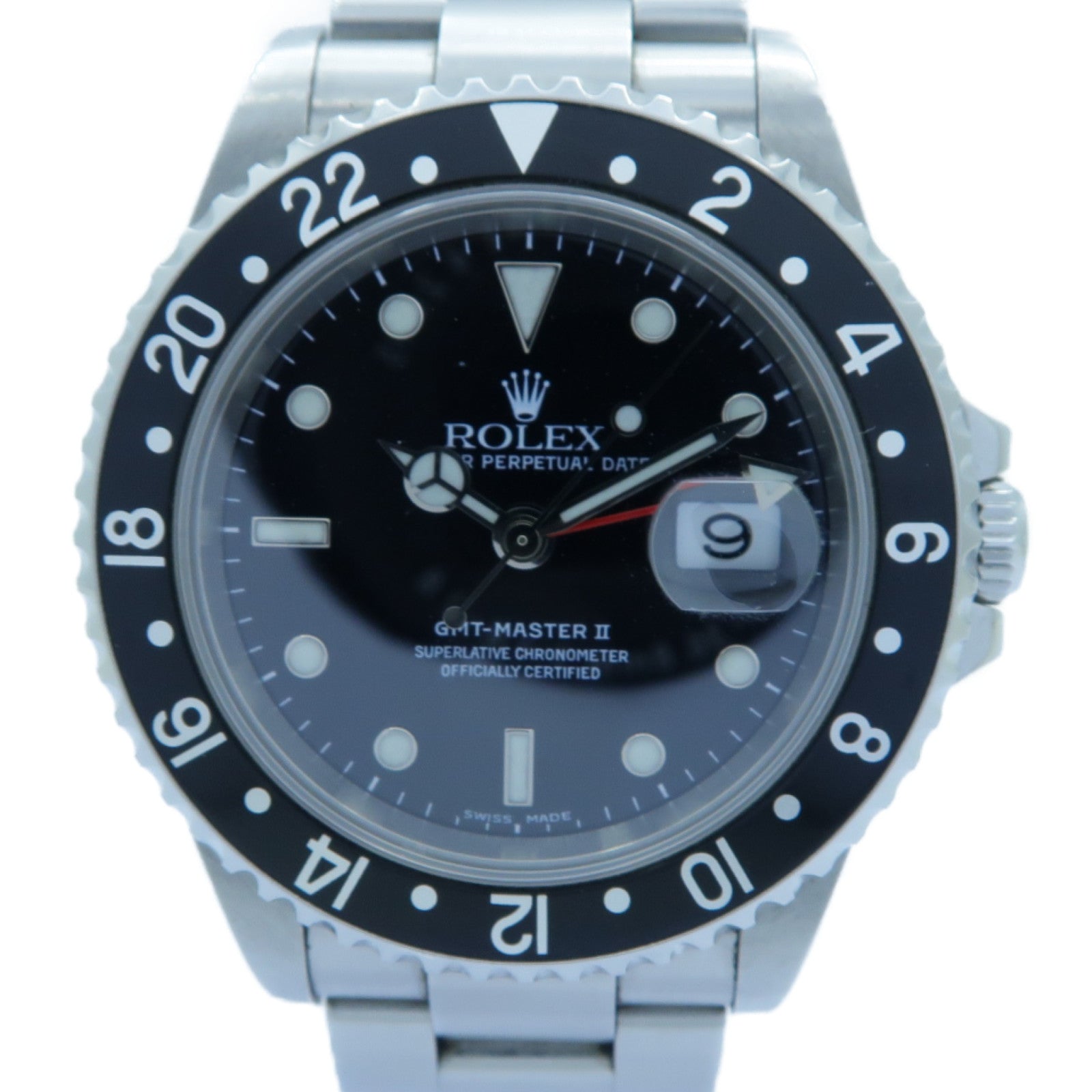 ROLEX GMT Master II不鏽鋼手錶自動機芯黑色
