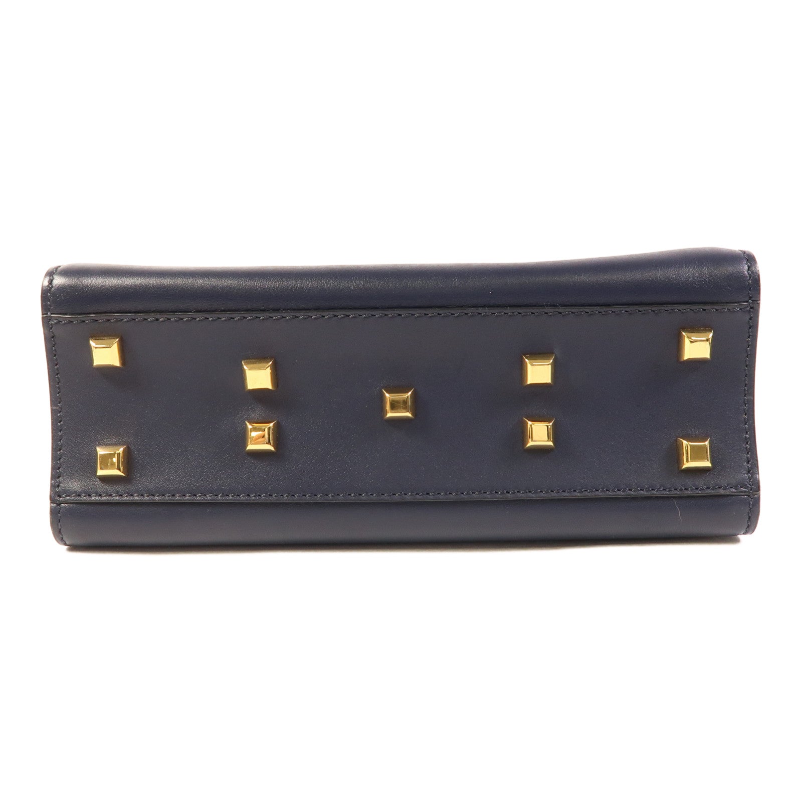 Valentino 牛皮皮革 2 way Shoulder Bag金扣手挽肩背兩用袋