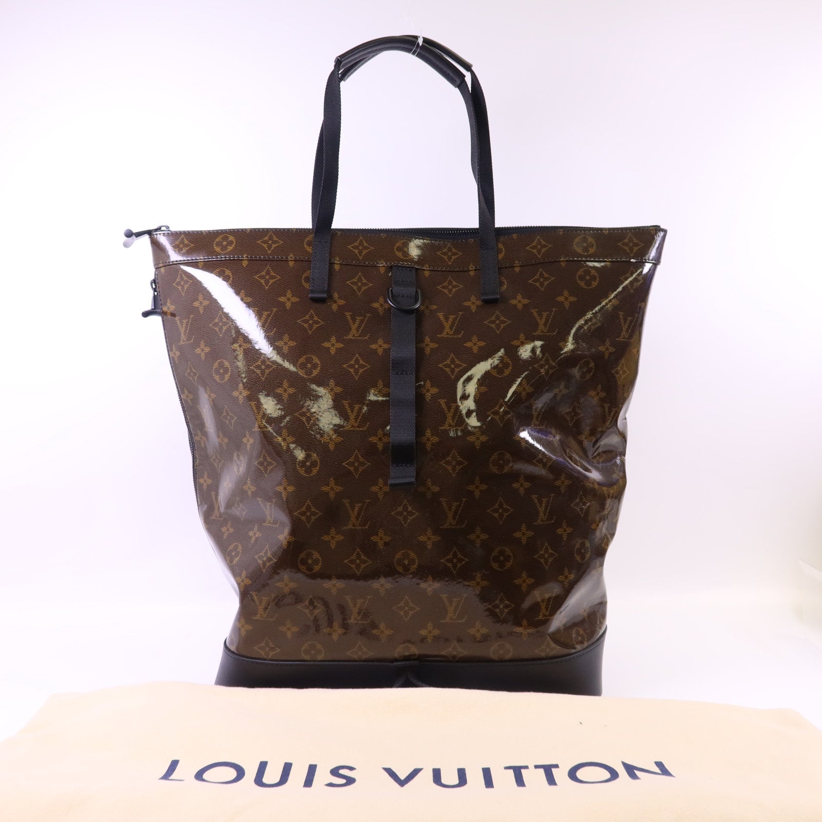 LOUIS VUITTON Monogram Glaze Zippen Tote Backpack背包