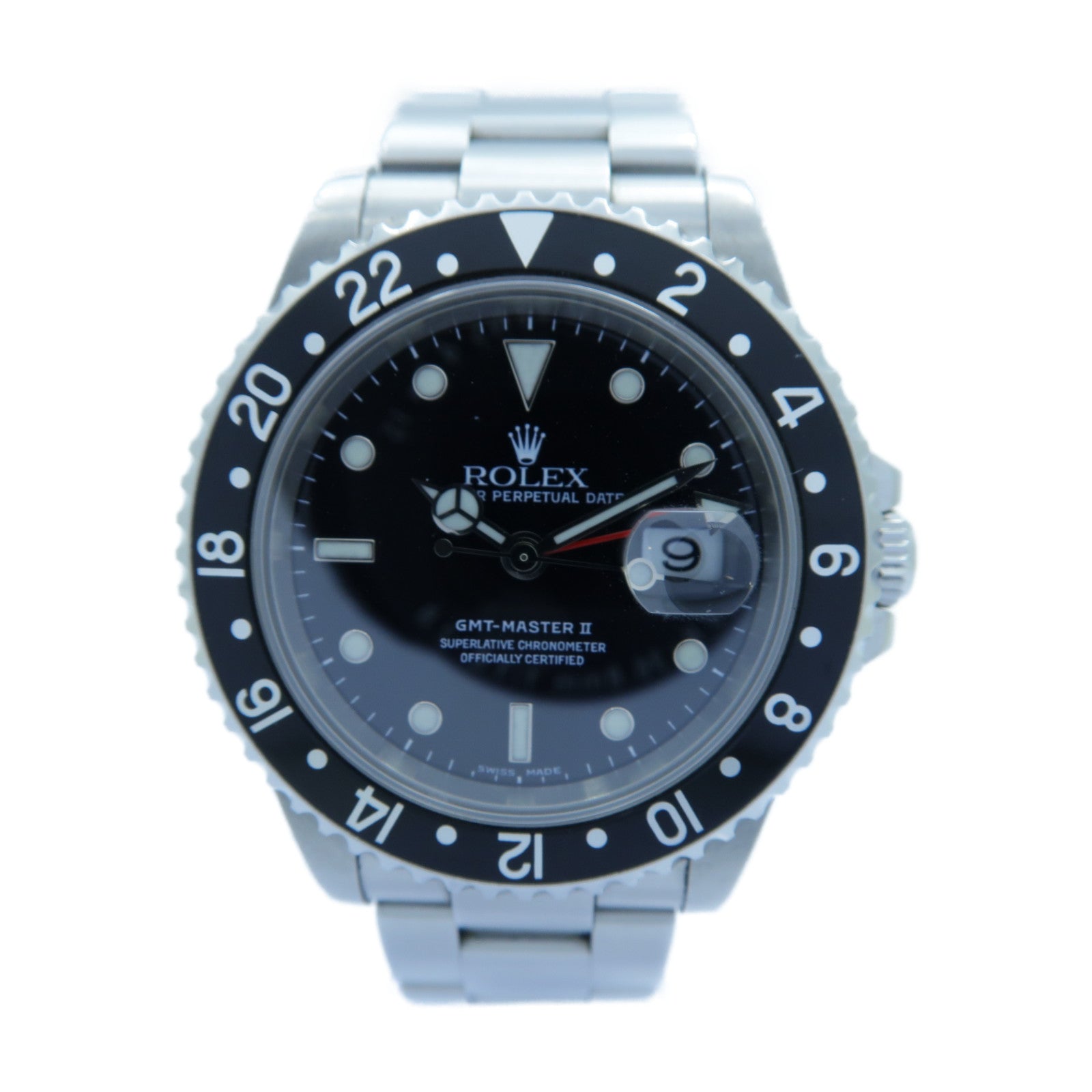 ROLEX GMT Master II不鏽鋼手錶自動機芯黑色