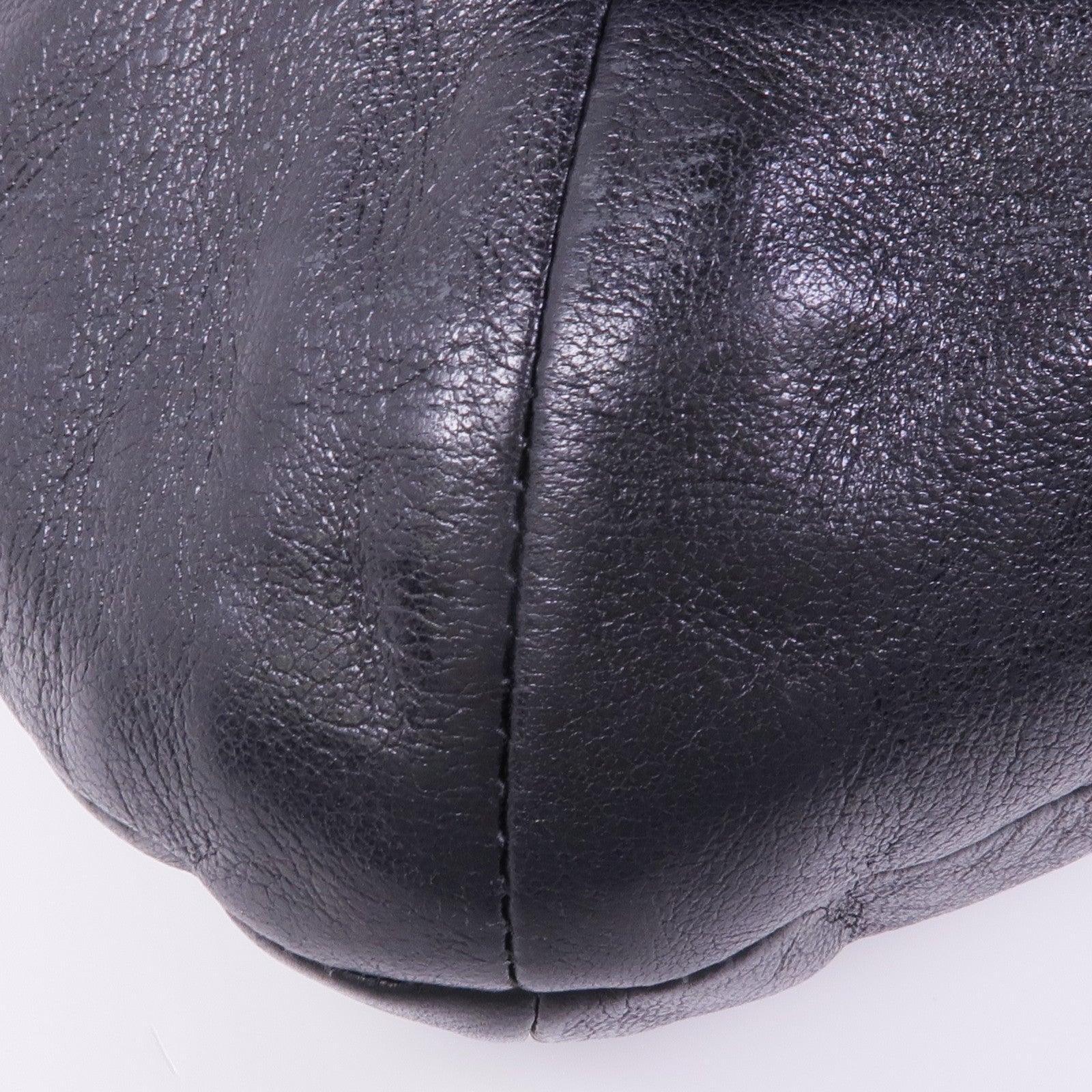 COACH 牛皮皮革Shoulder Bag銀扣肩背袋