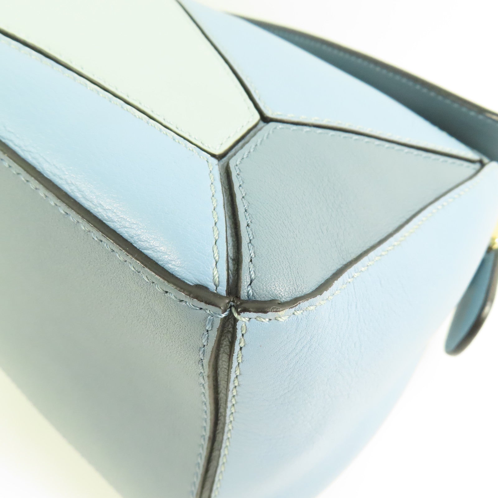 LOEWE 牛皮皮革Puzzle金扣手挽肩背兩用袋