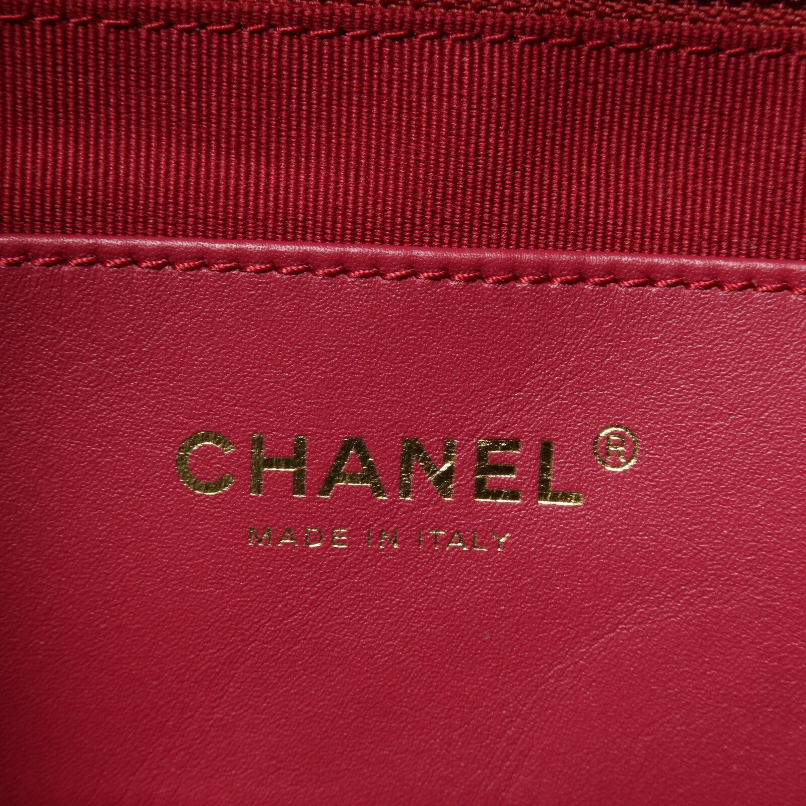 CHANEL 牛皮皮革Backpack鏈帶背包