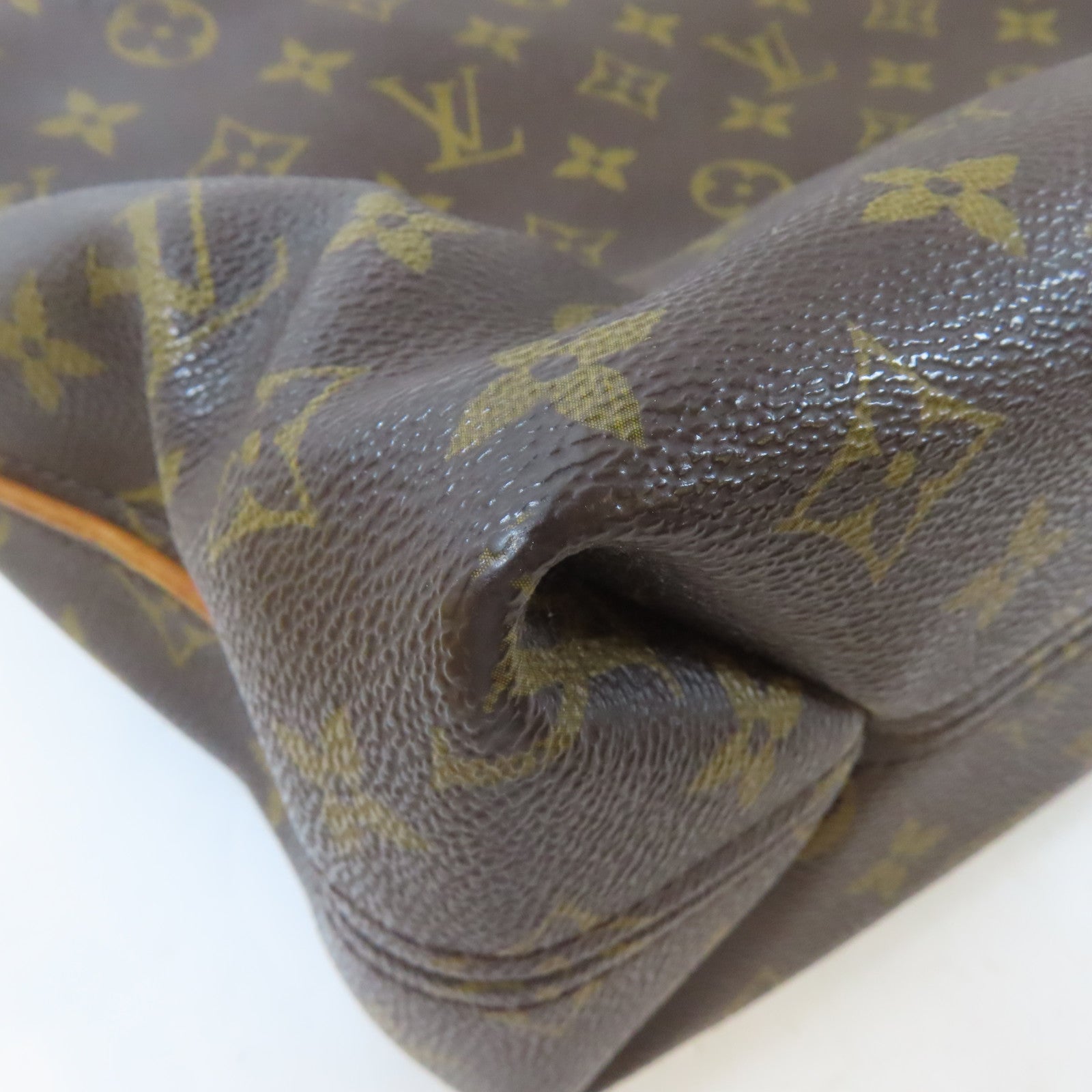 LOUIS VUITTON Monogram Sully PM金扣肩背袋啡色