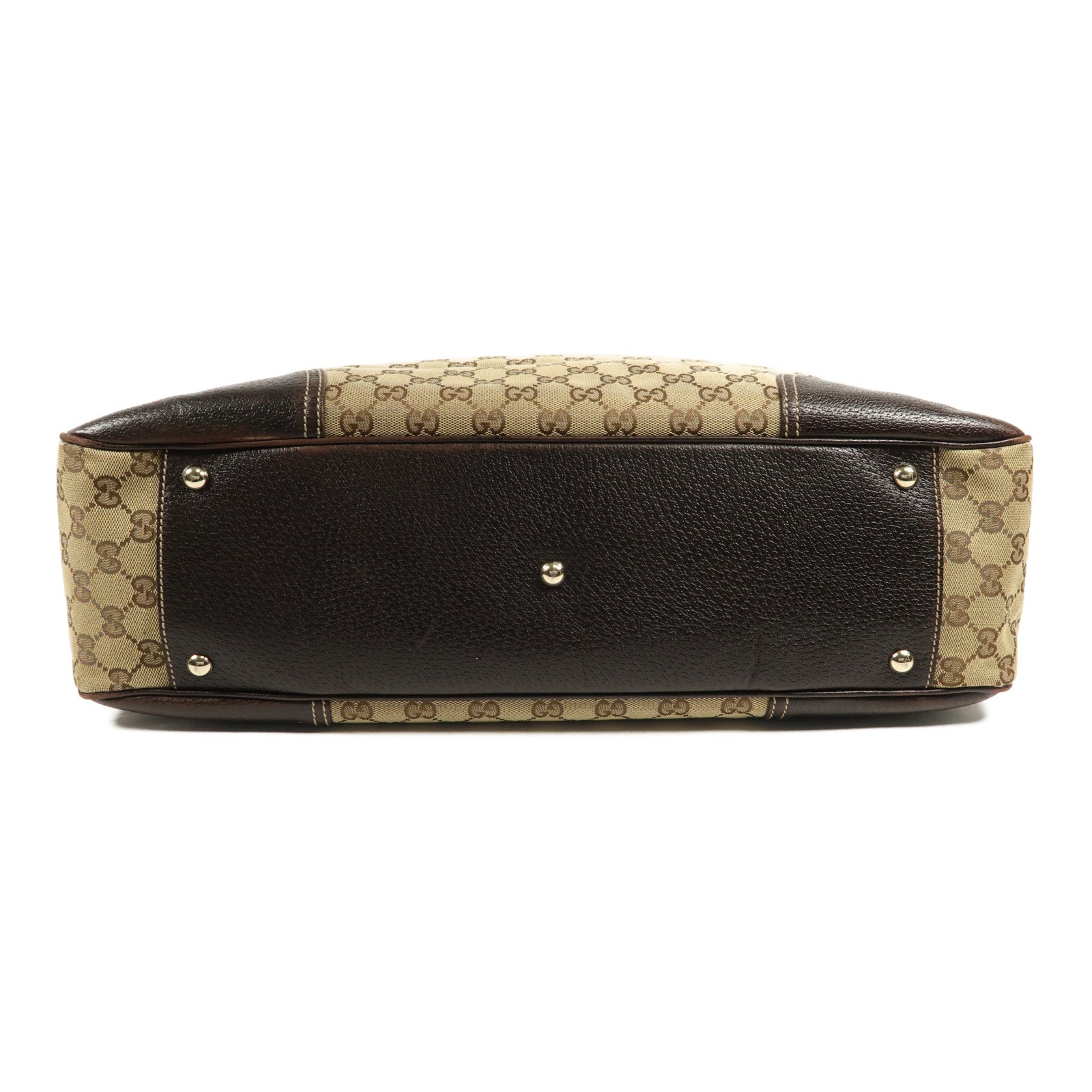 GUCCI 帆布Shoulder Bag金扣肩背袋