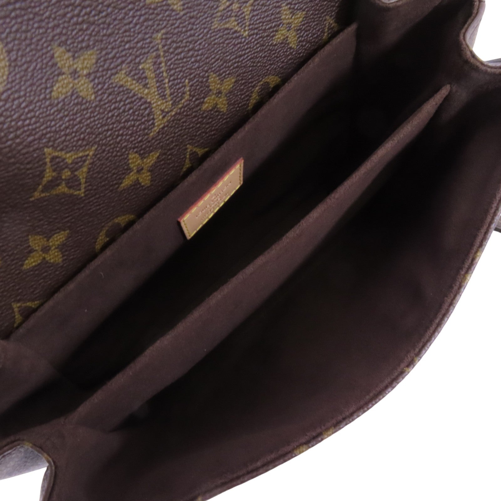 LOUIS VUITTON Monogram Pochette Metis金扣手挽肩背兩用袋