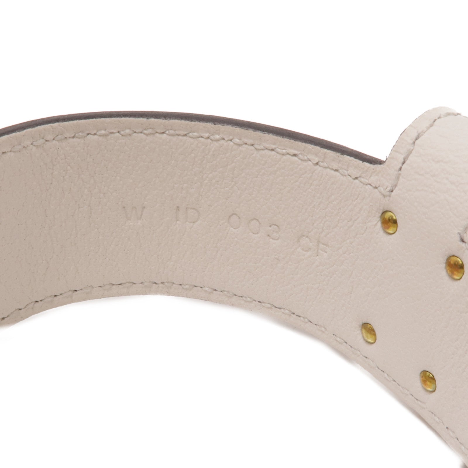 HERMES 鱷魚皮革Kelly Twist金扣手帶