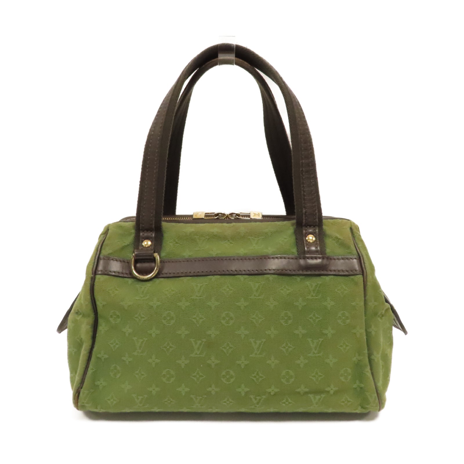 LOUIS VUITTON 【激減優惠】Monogram Mini Josephine PM金扣手挽袋綠色