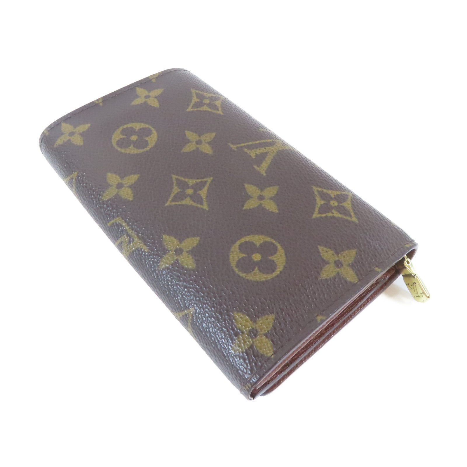 LOUIS VUITTON Monogram Wallet金扣錢包啡色