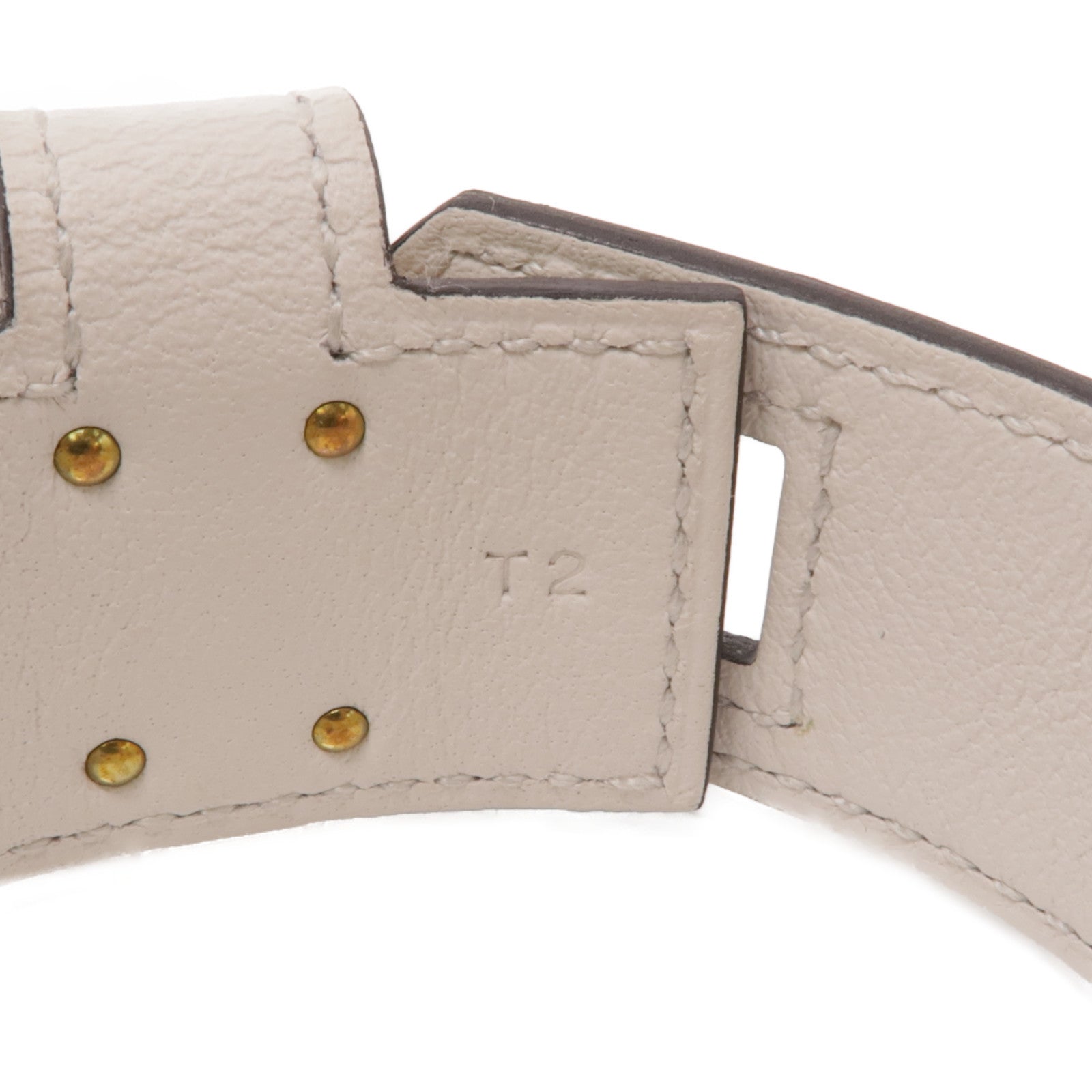 HERMES 【激減優惠】鱷魚皮革Kelly Twist金扣手帶