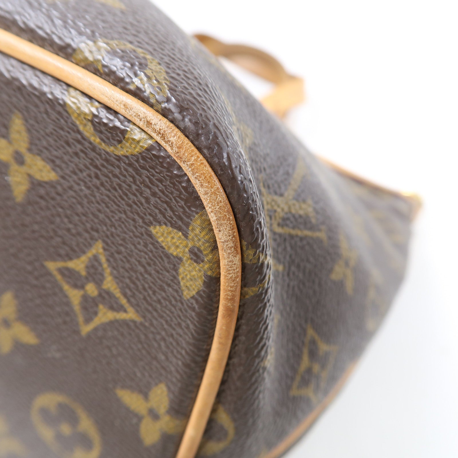 LOUIS VUITTON Monogram Palermo PM金扣手挽肩背兩用袋棕色